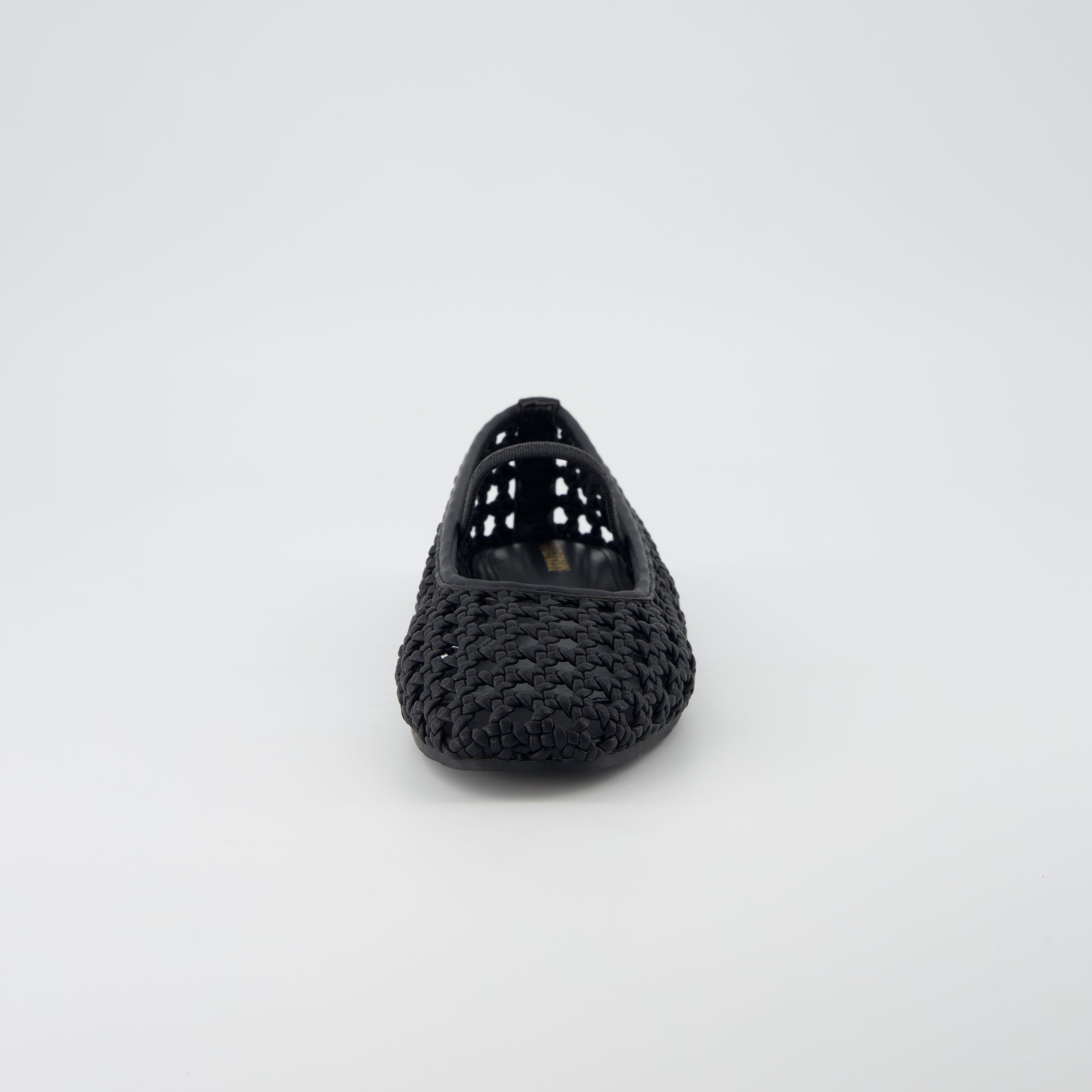 Weavy Woven Mary Jane Black