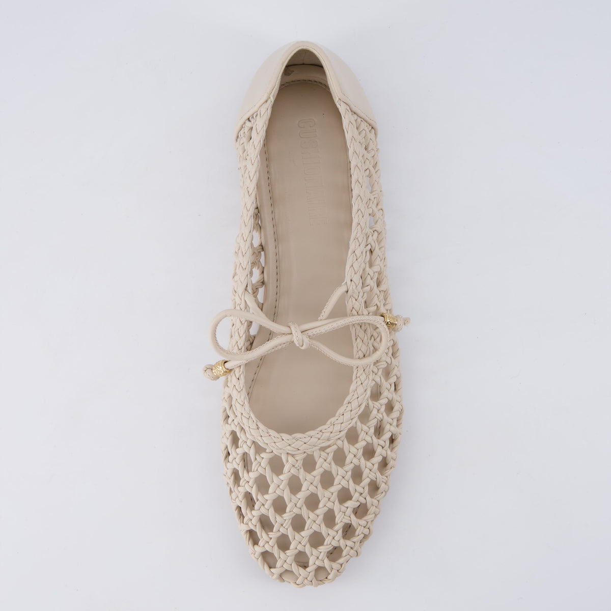 Wesley Woven Ballet Flats Wheat
