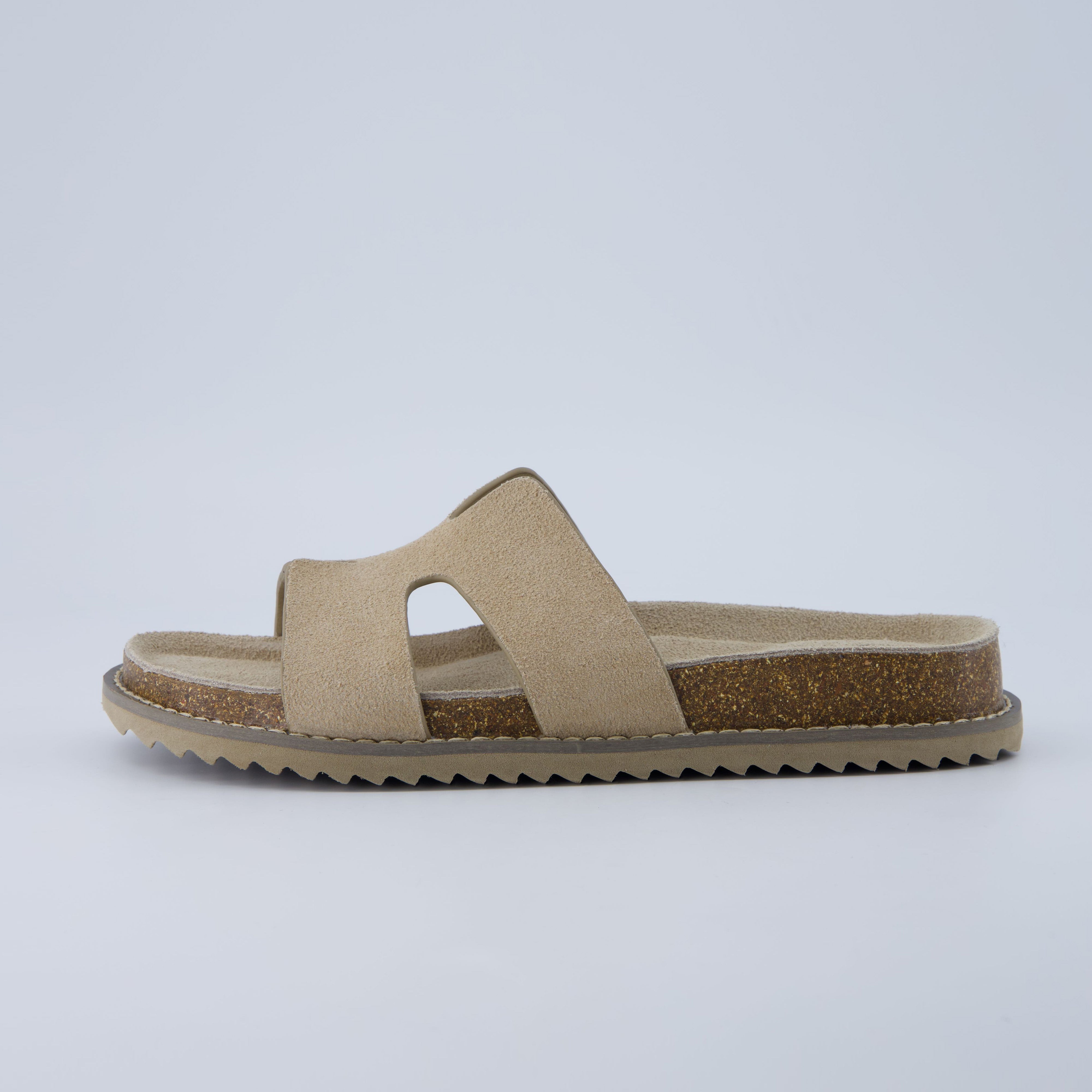 Wisdom Cork Sandals Biscuit