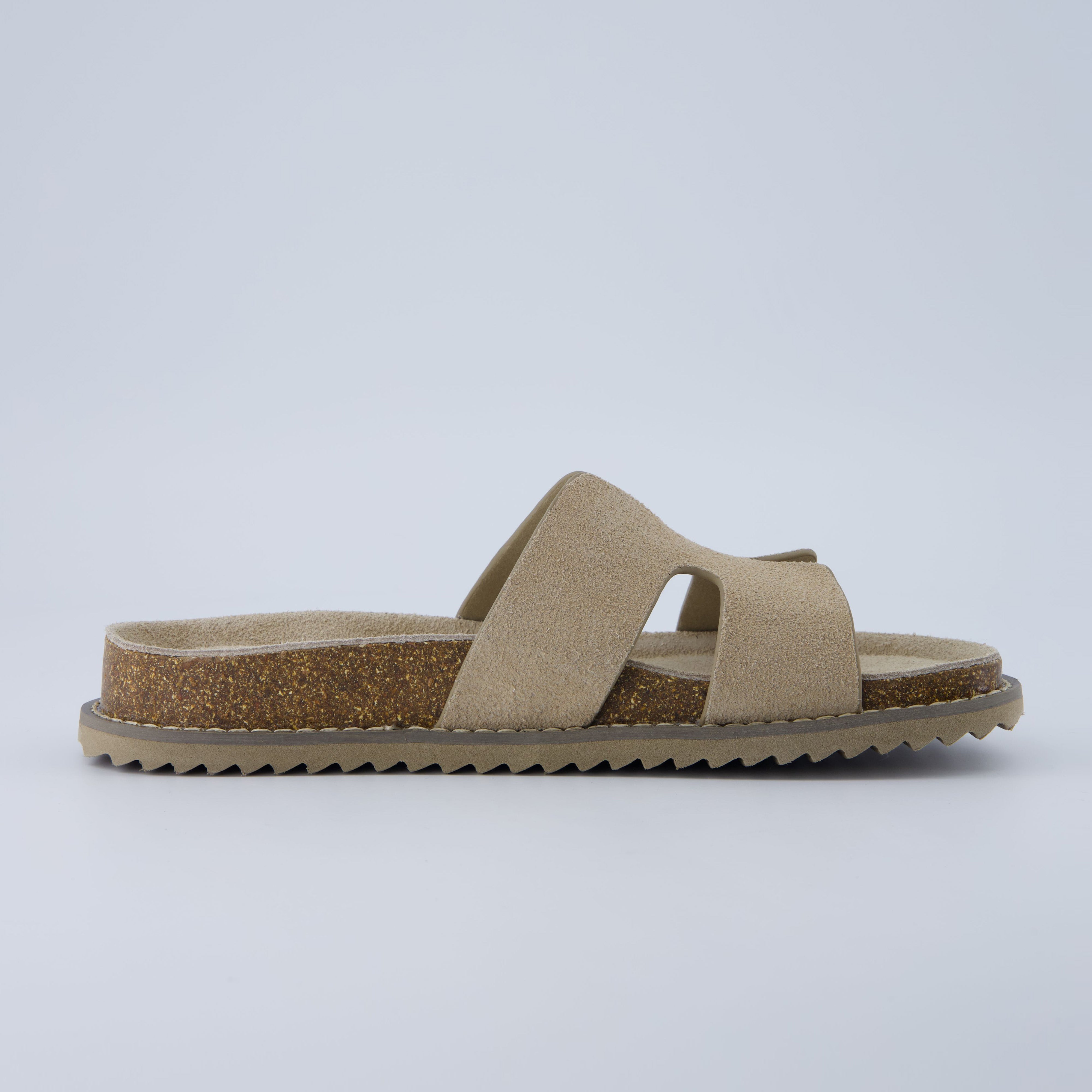 Wisdom Cork Sandals Biscuit