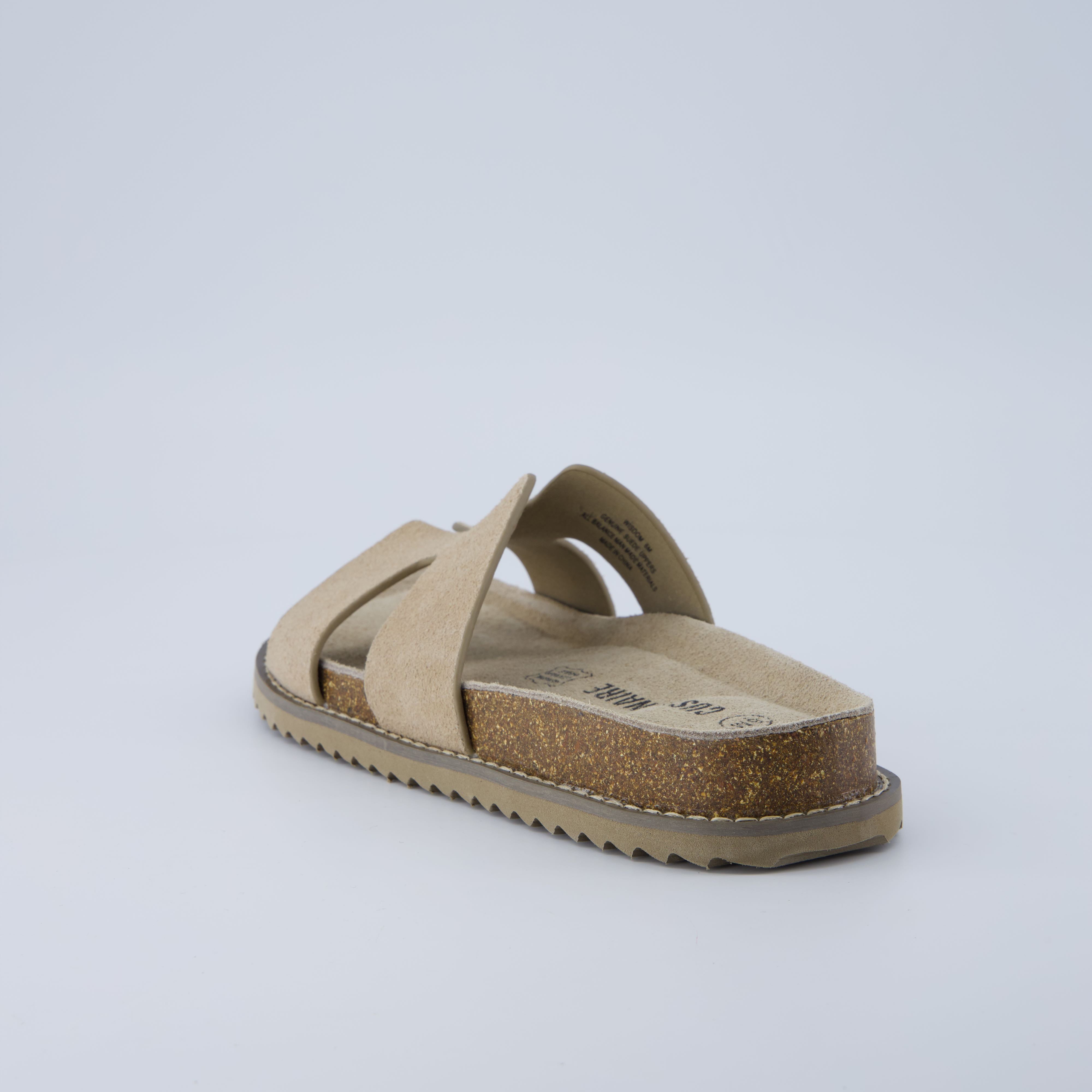 Wisdom Cork Sandals Biscuit