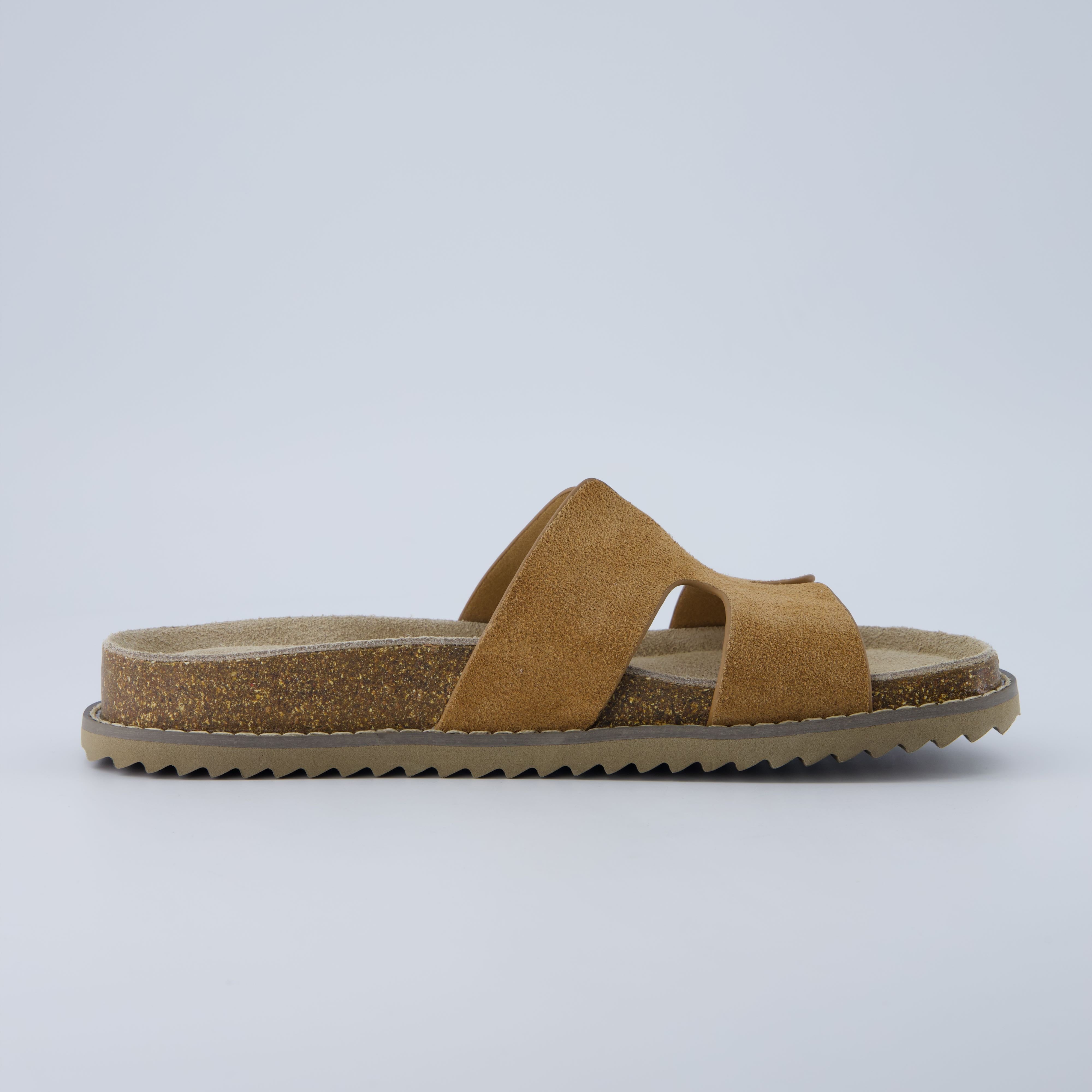 Wisdom Cork Sandals Chestnut