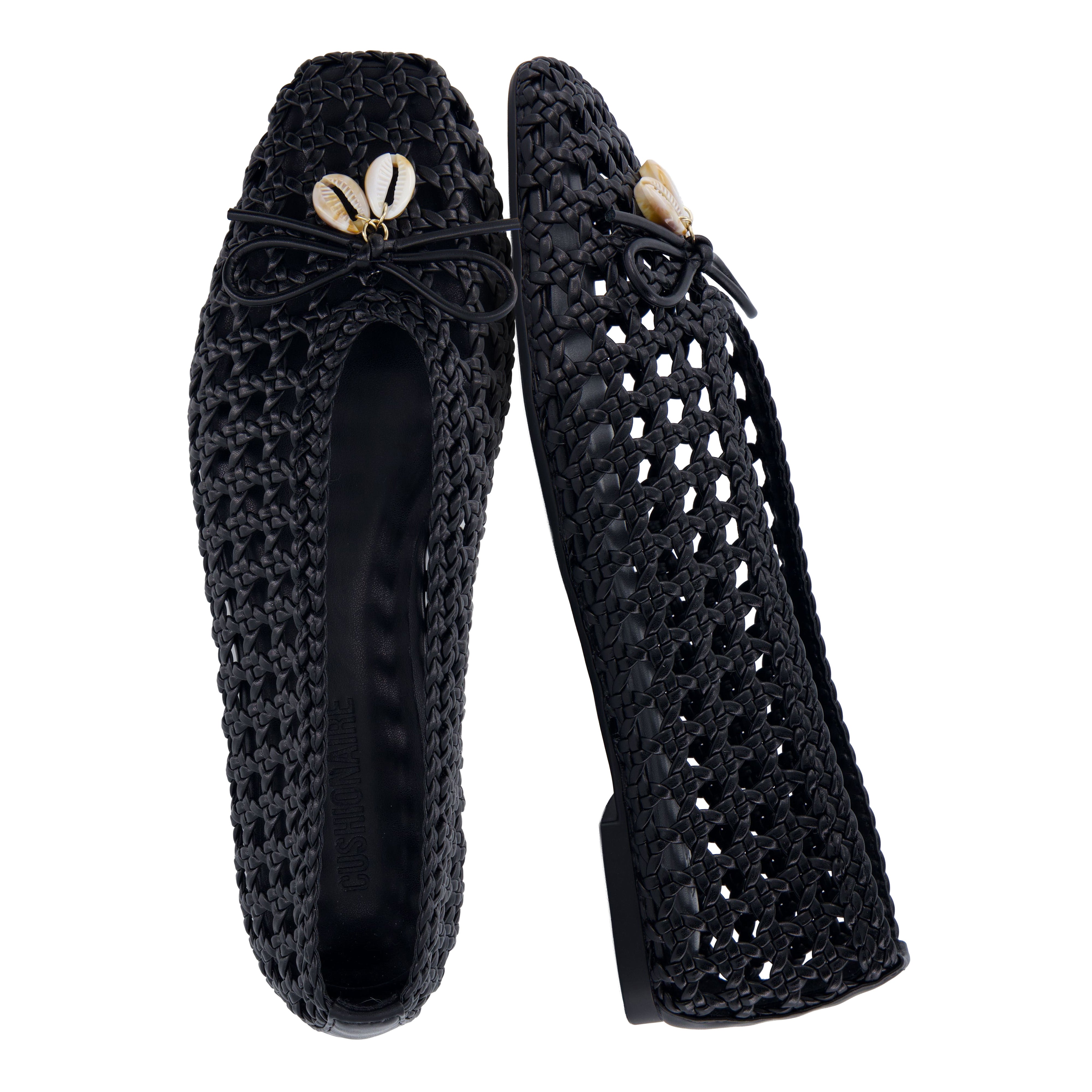 Witty Woven Ballet Flats Black Medium