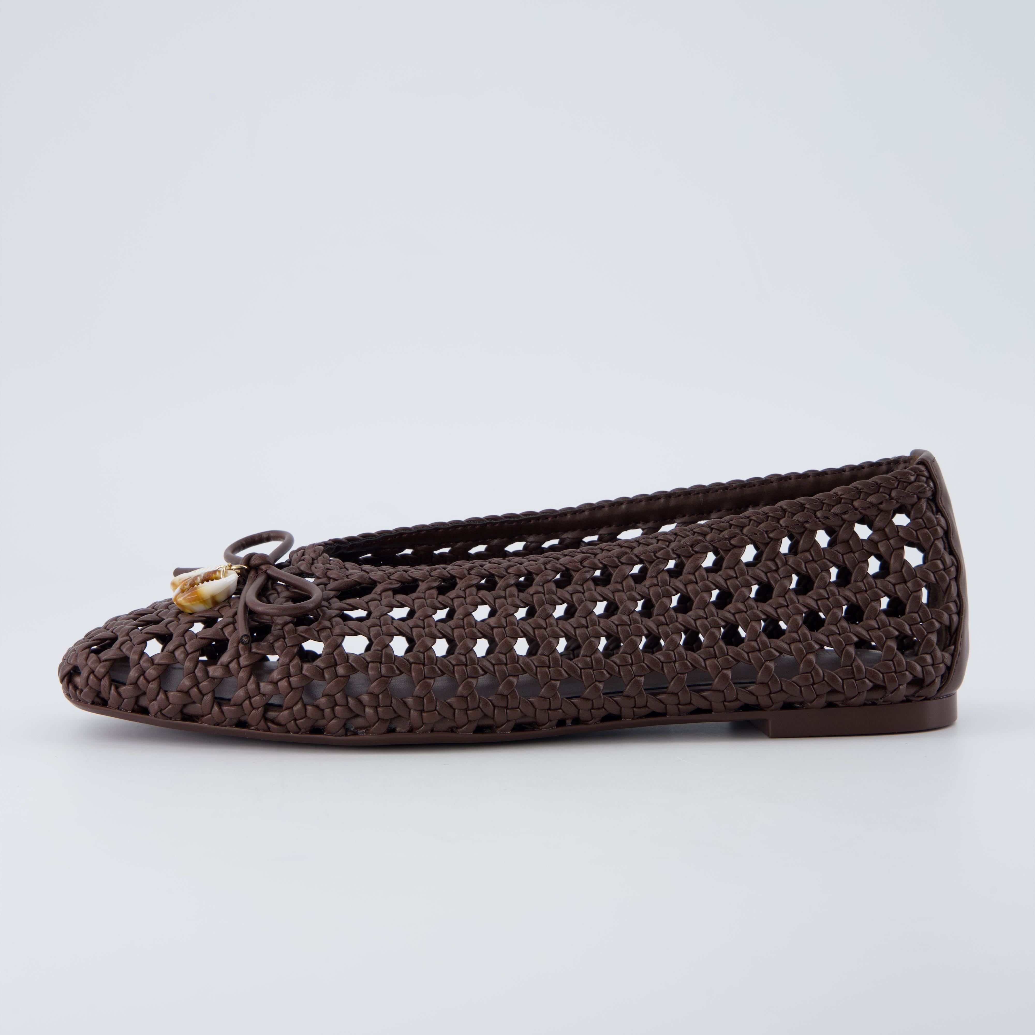 Witty Woven Ballet Flats Brown Medium