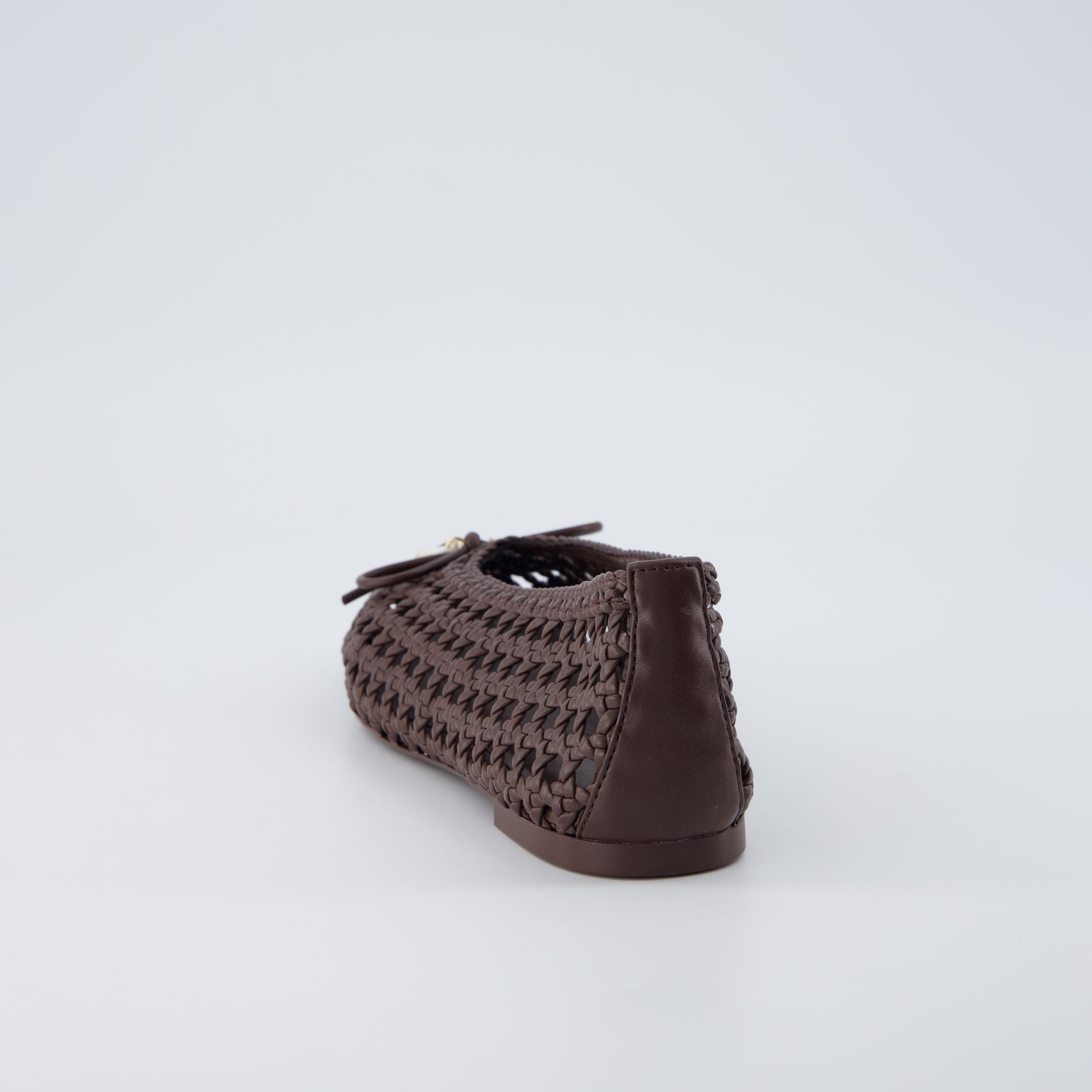 Witty Woven Ballet Flats Brown Medium