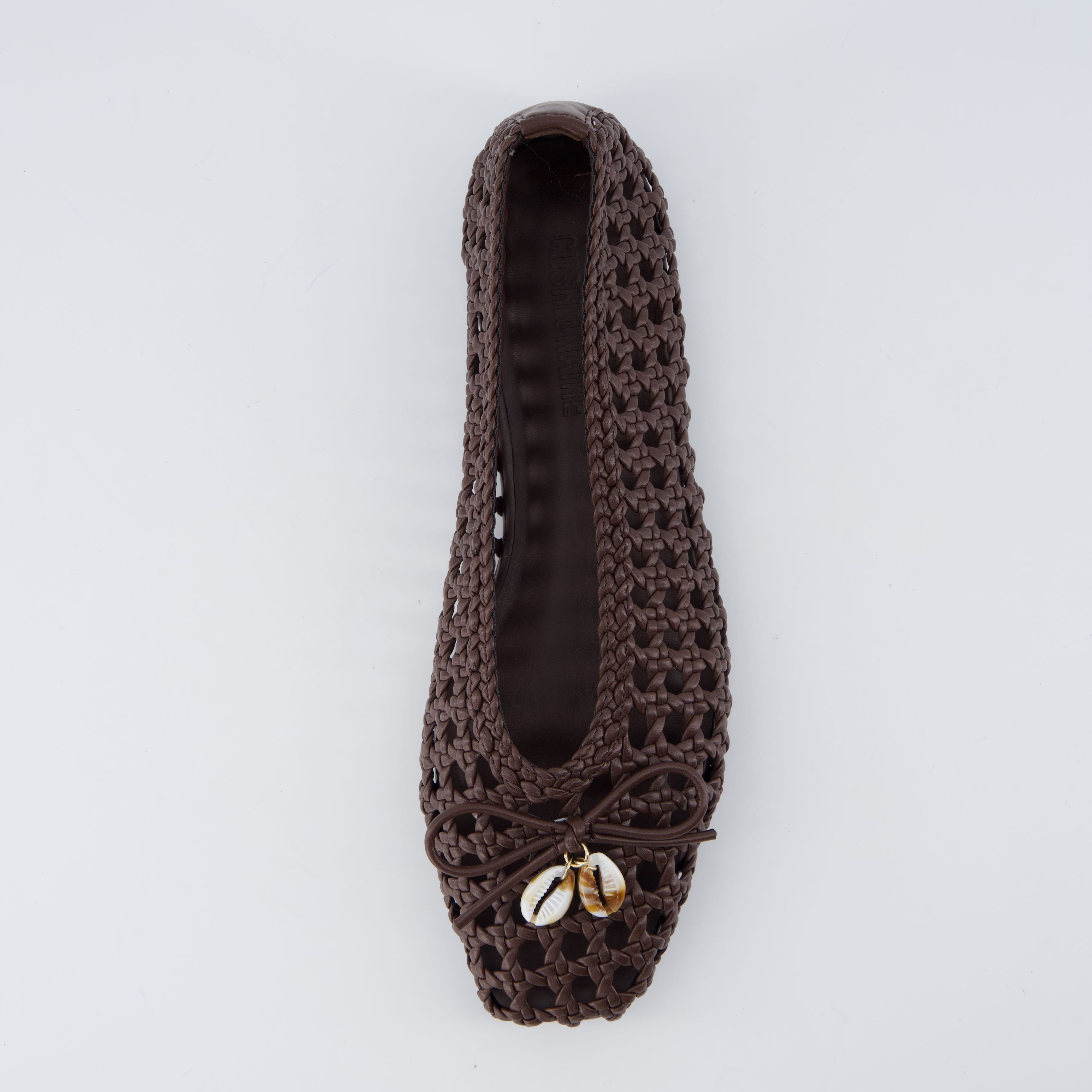 Witty Woven Ballet Flats Brown Medium