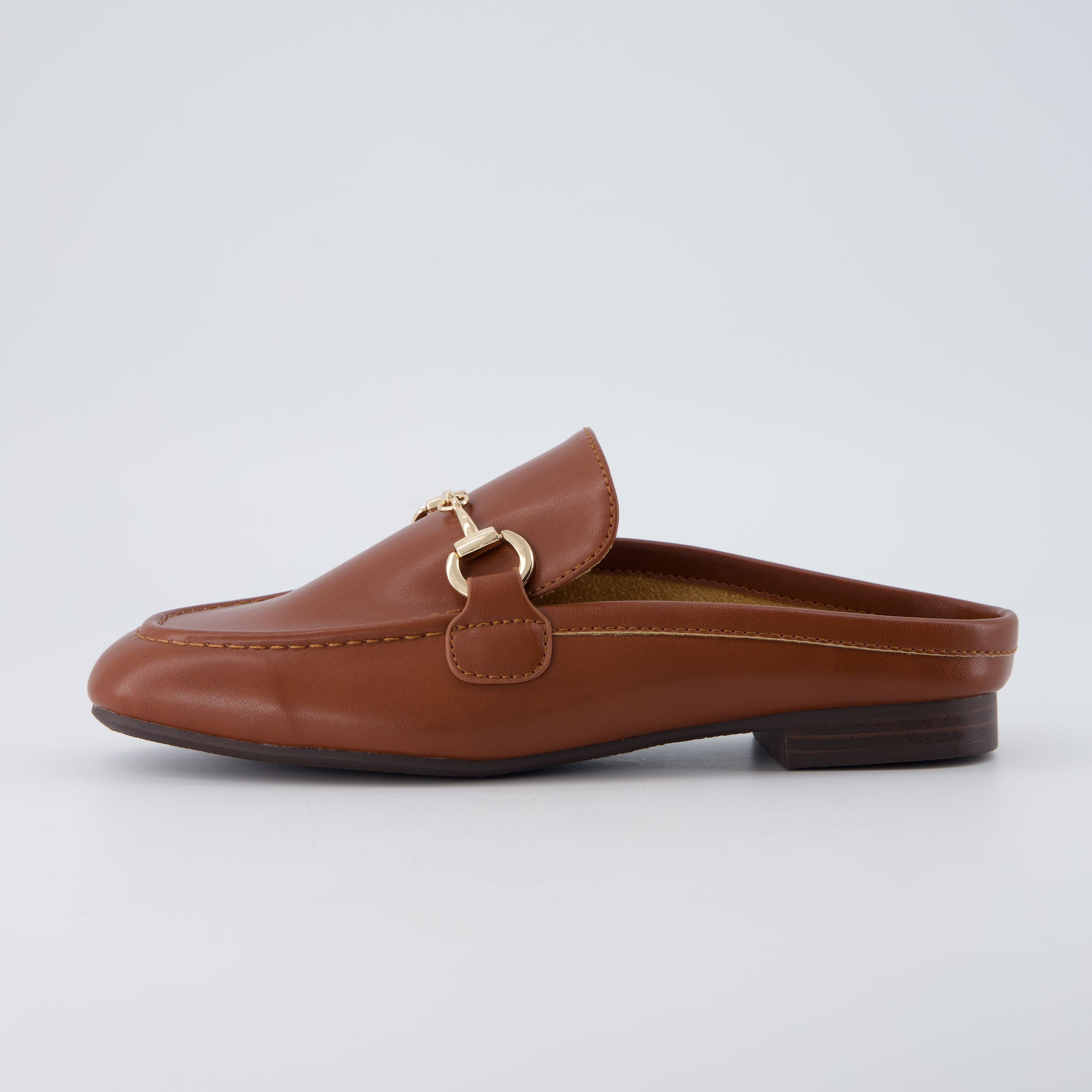 Yummy Slip On Mules Cognac