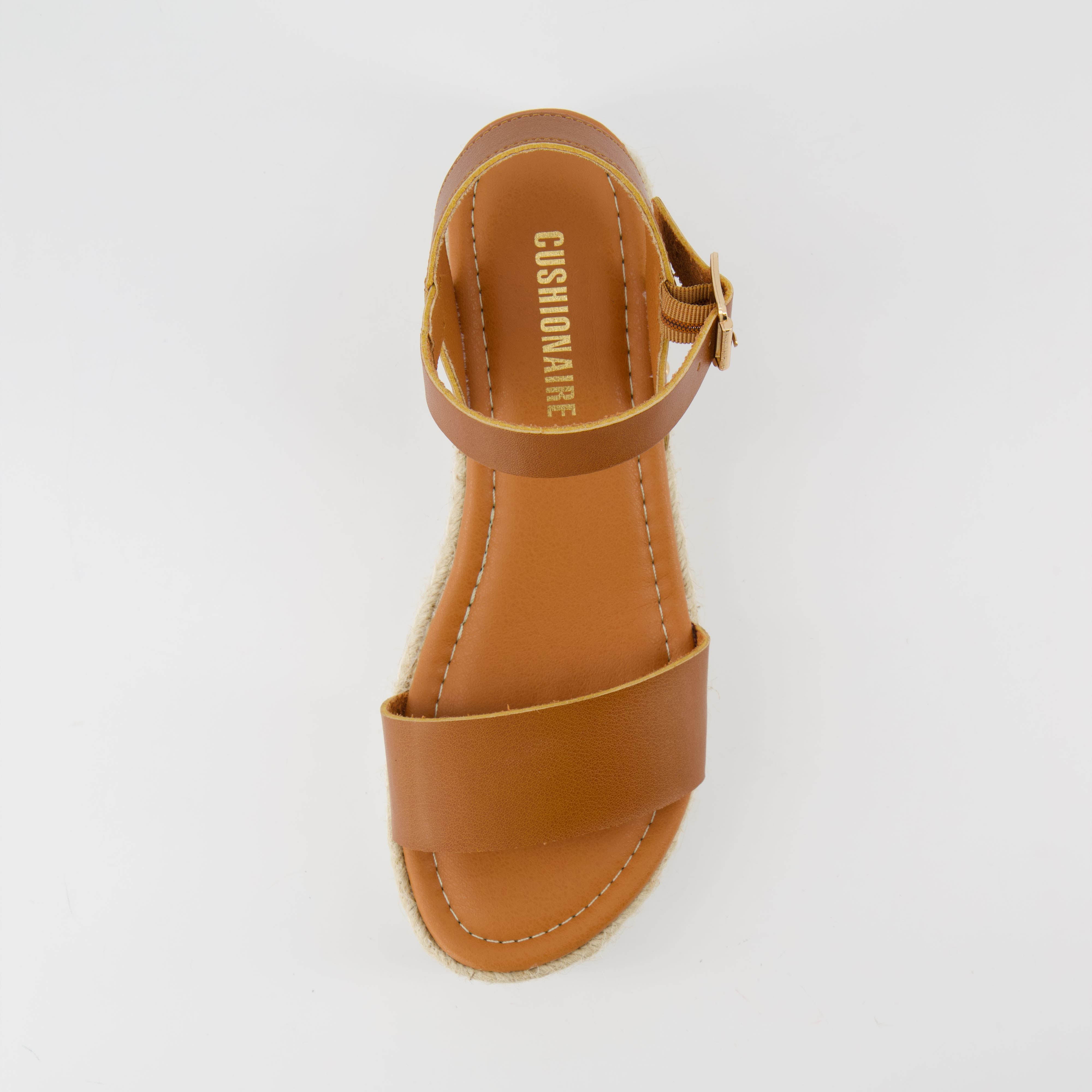 Melissa Espadrille Platform Sandals Tan Medium
