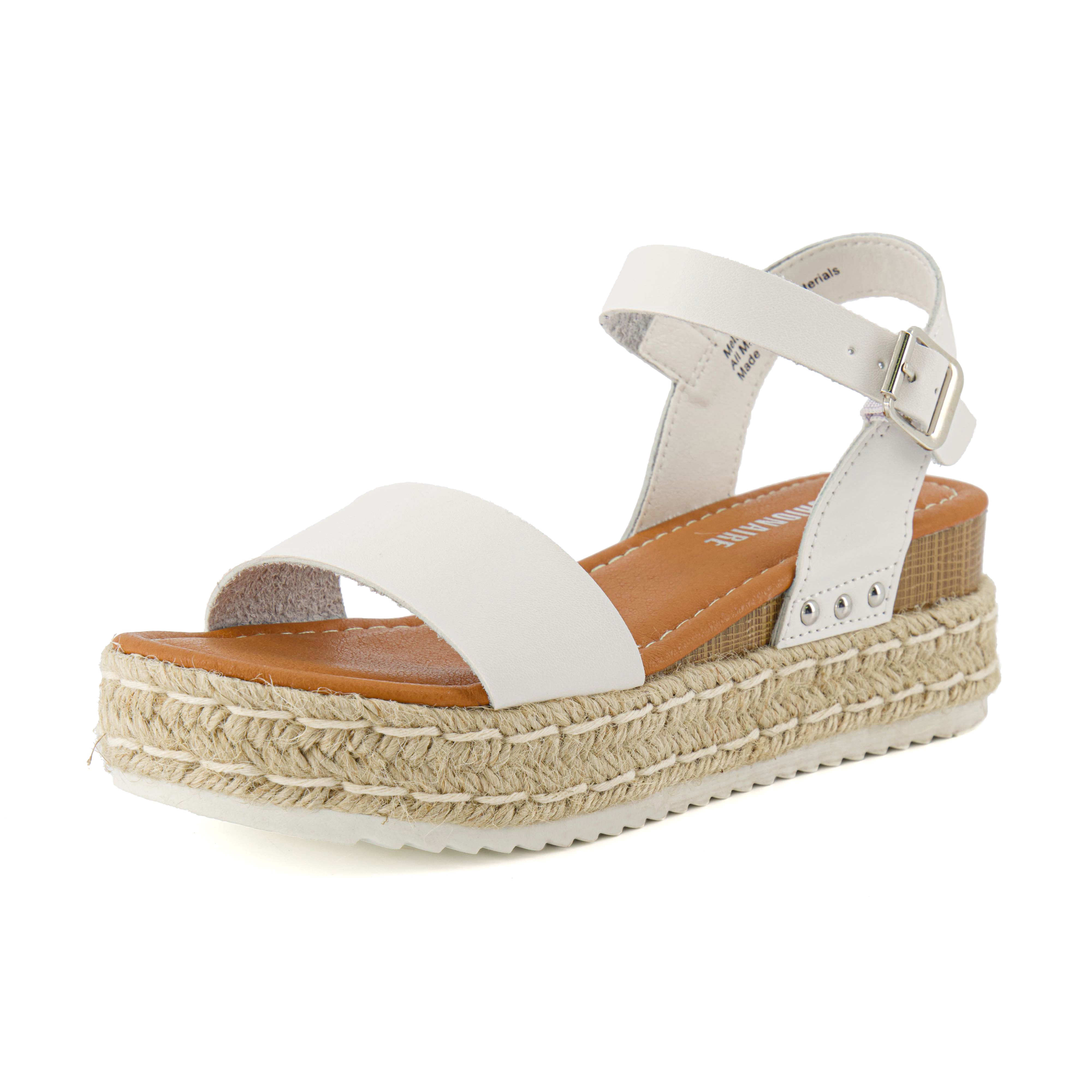 Melissa Espadrille Platform Sandals White Medium