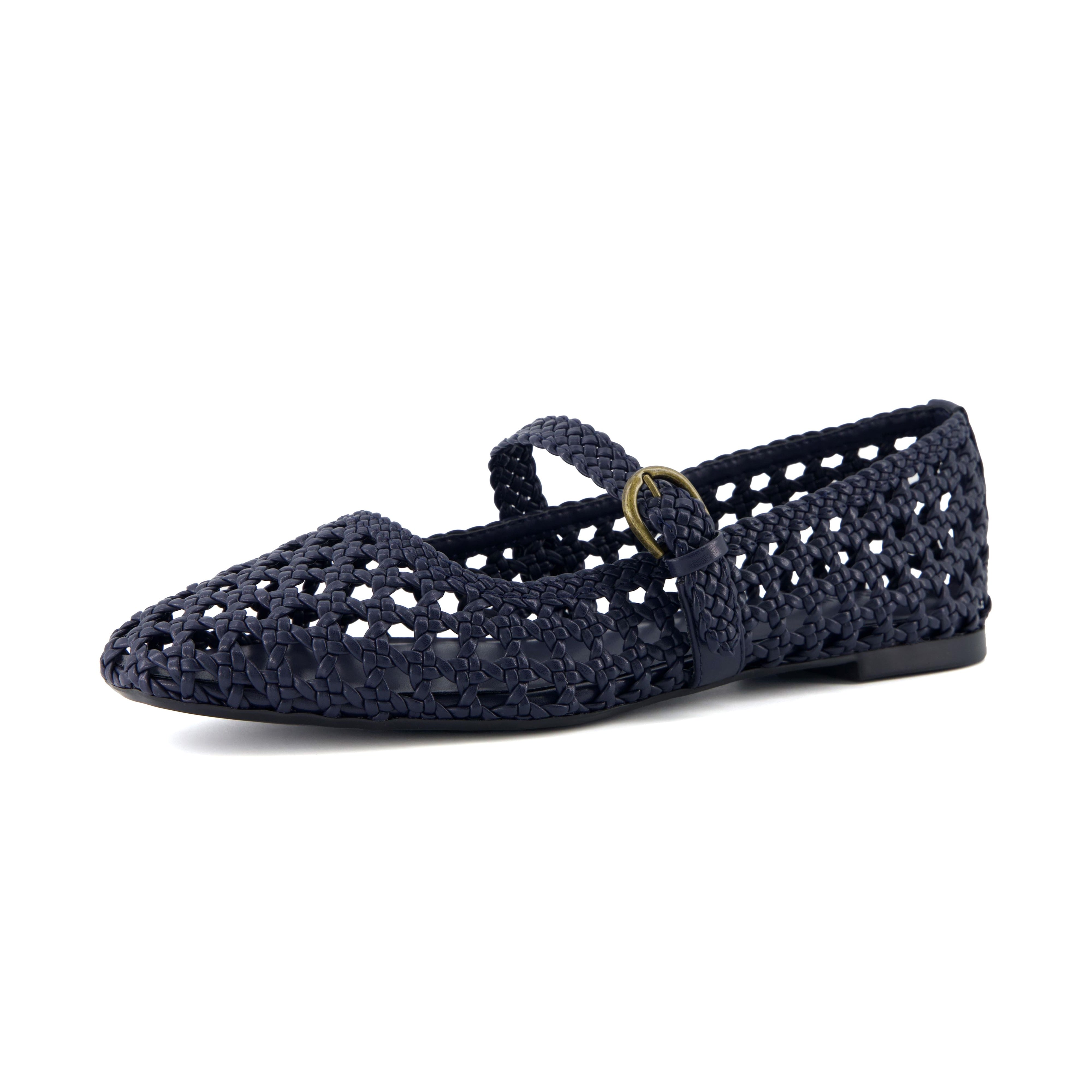 Weston Woven Mary Jane Navy