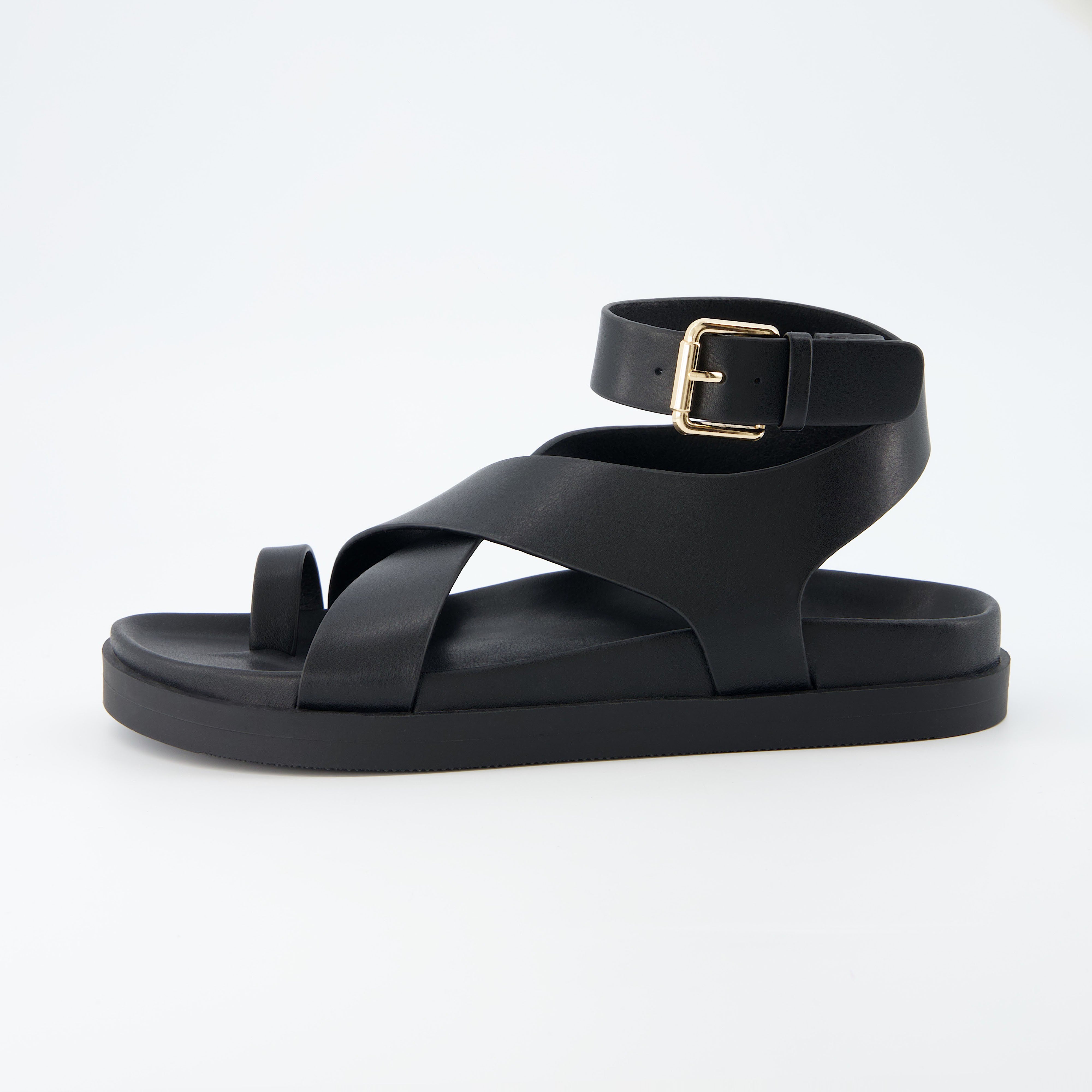 新品・完売品✨MIRROR9 Sneaker sandal high BLACK Cushionaire Women's Entry Footbed Sandal