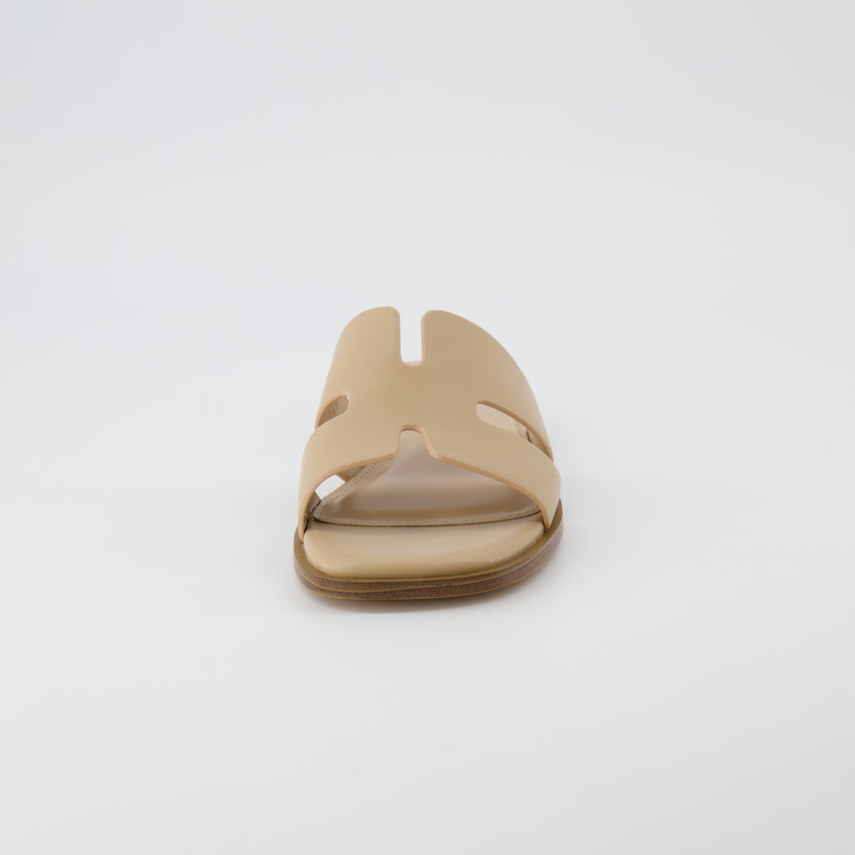 Voyage Strap Slides Tan Smooth