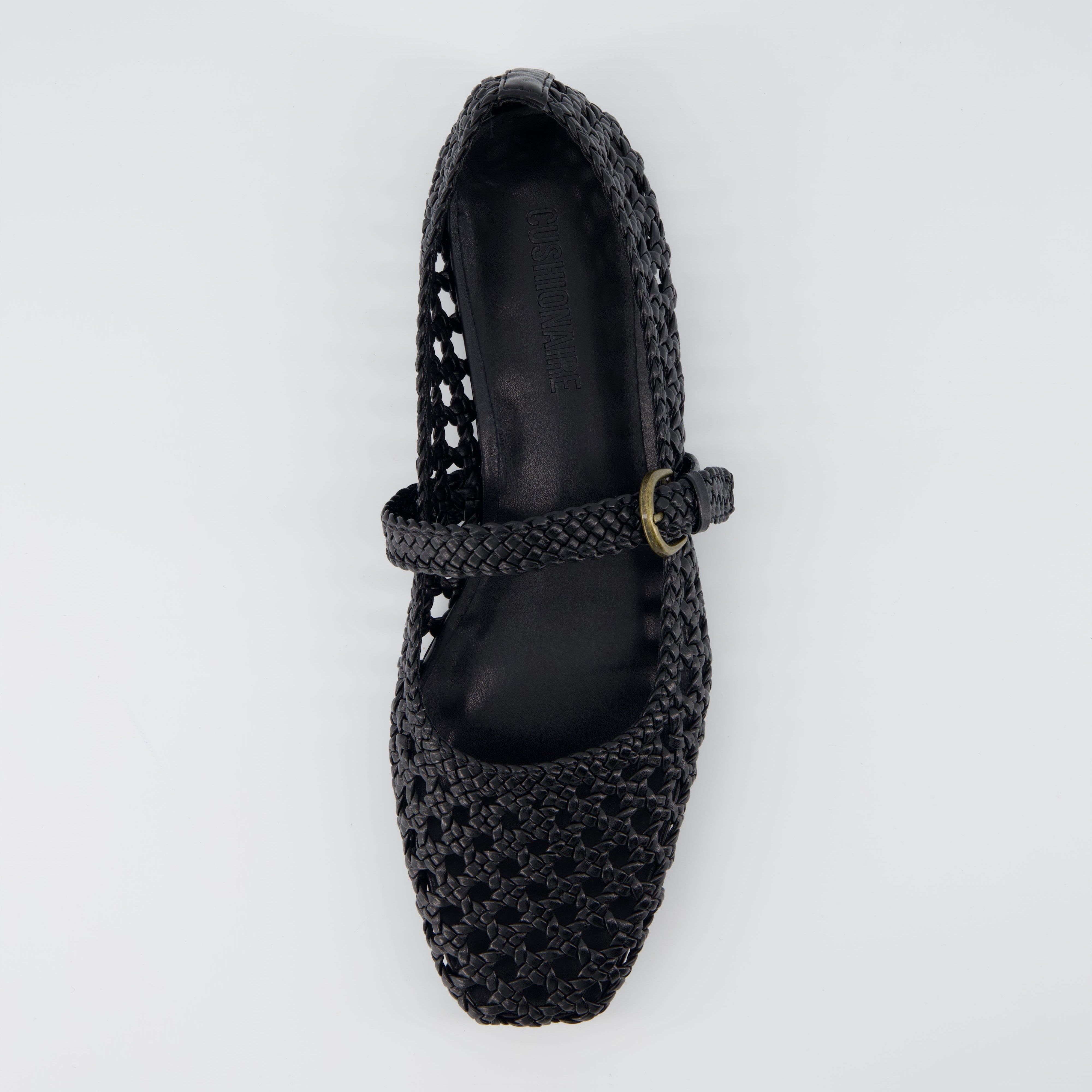 Weston Woven Mary Jane Black