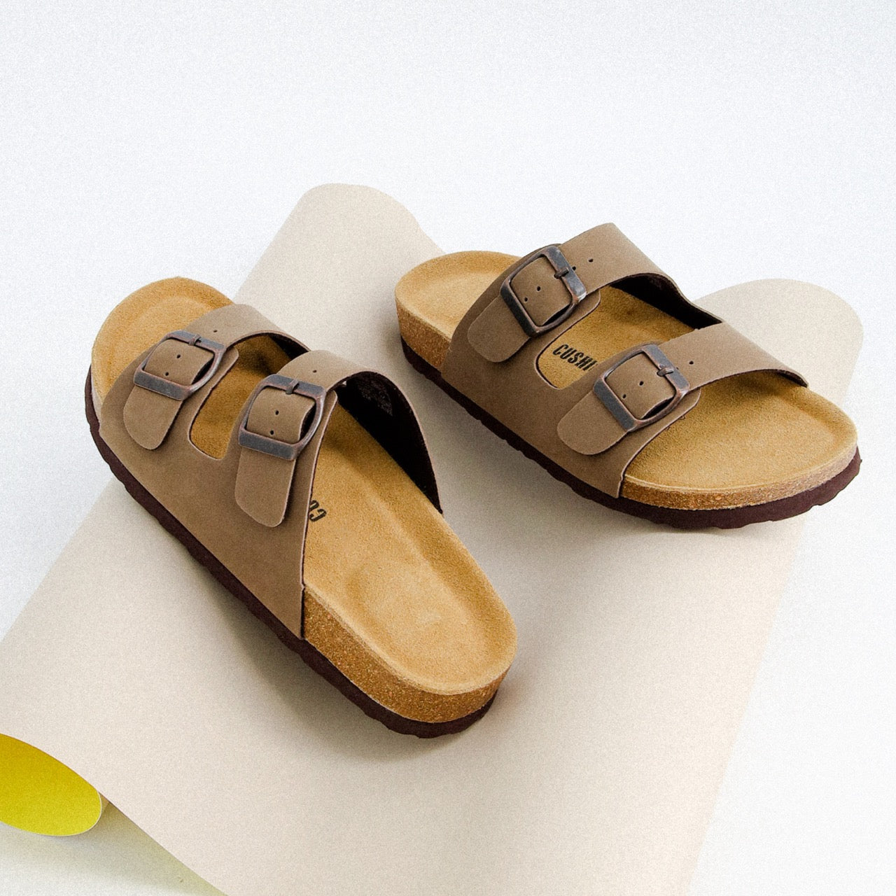 Lane Cork Footbed Sandal Brown