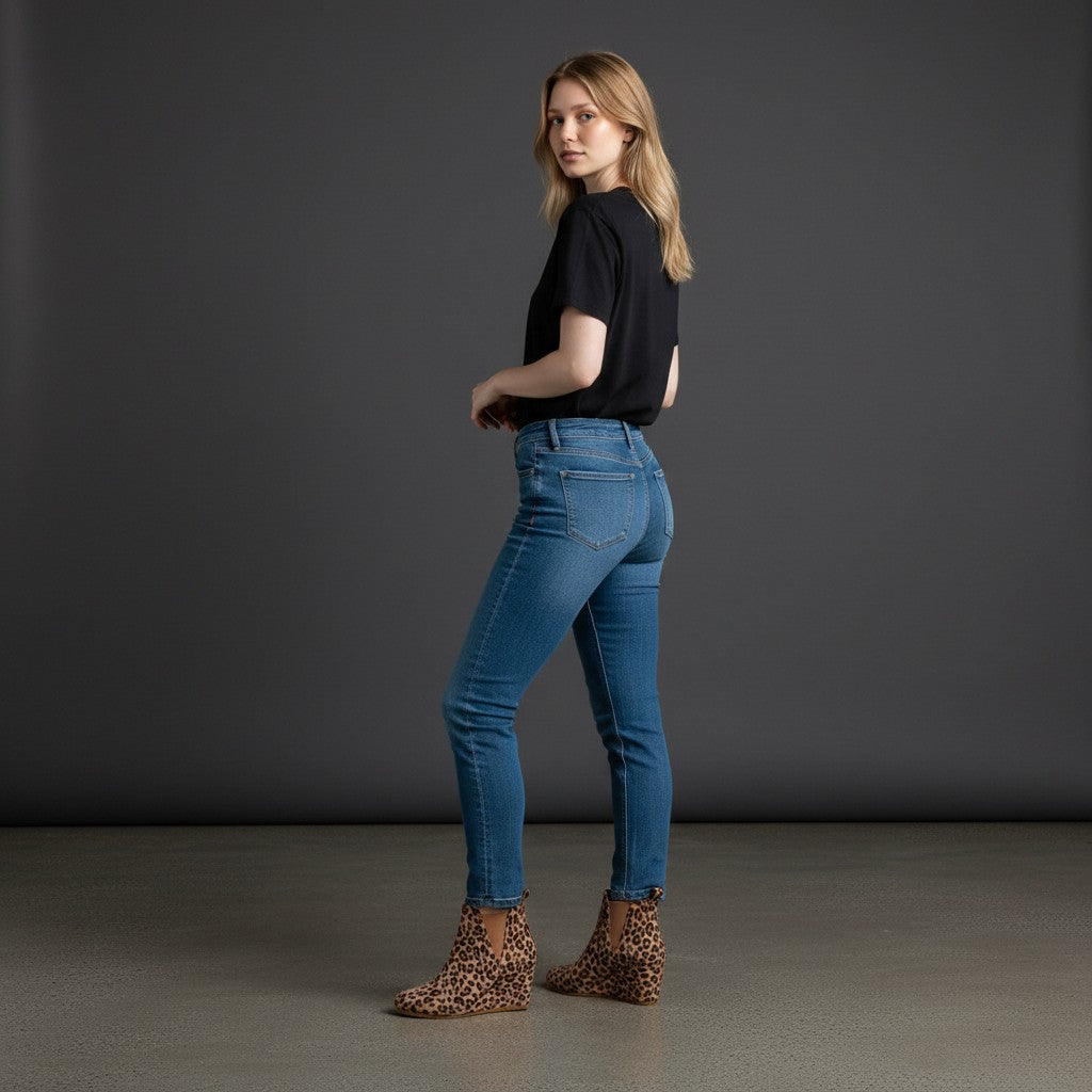 Zoey Wedge Bootie