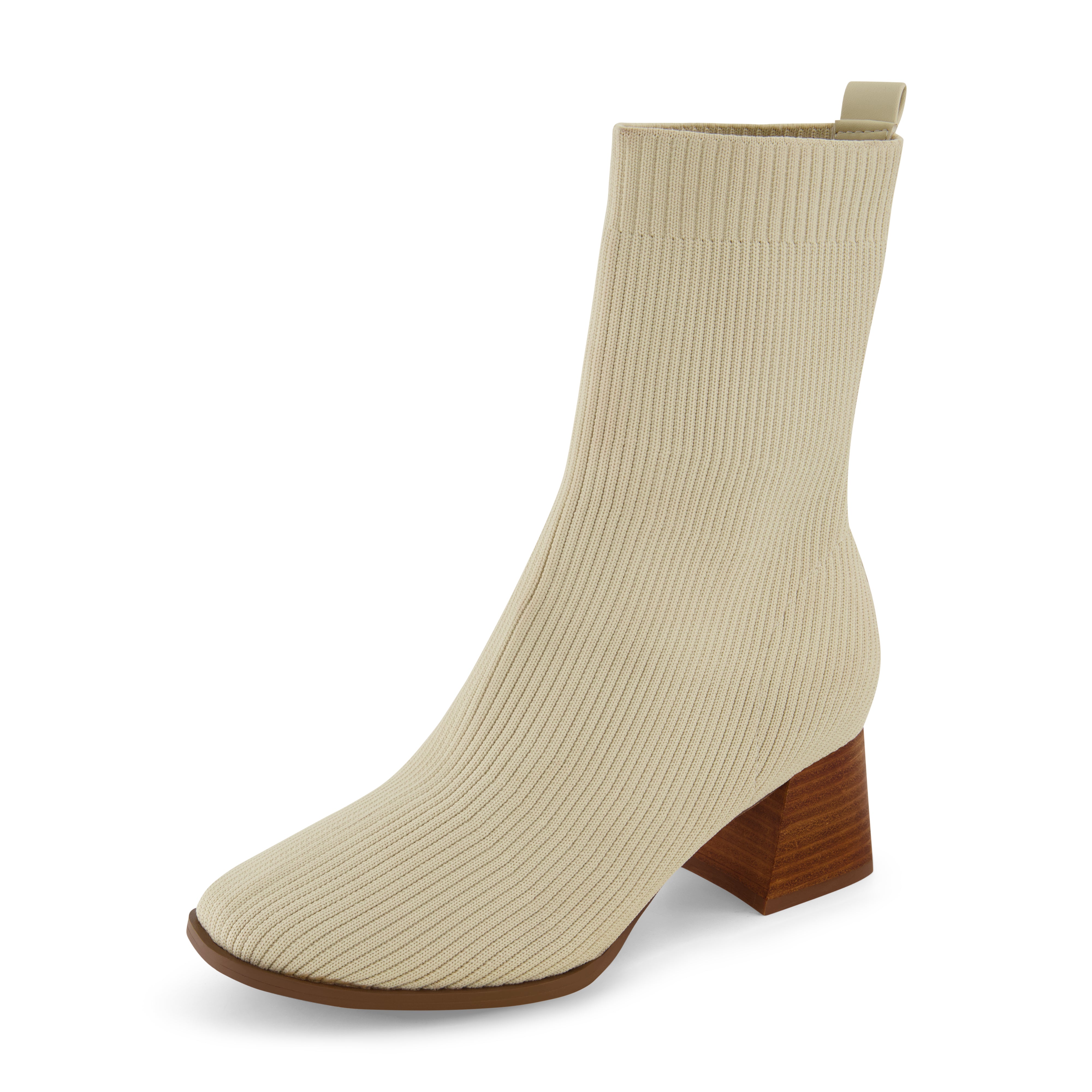 Bishop Knit Dress Boot Ivory