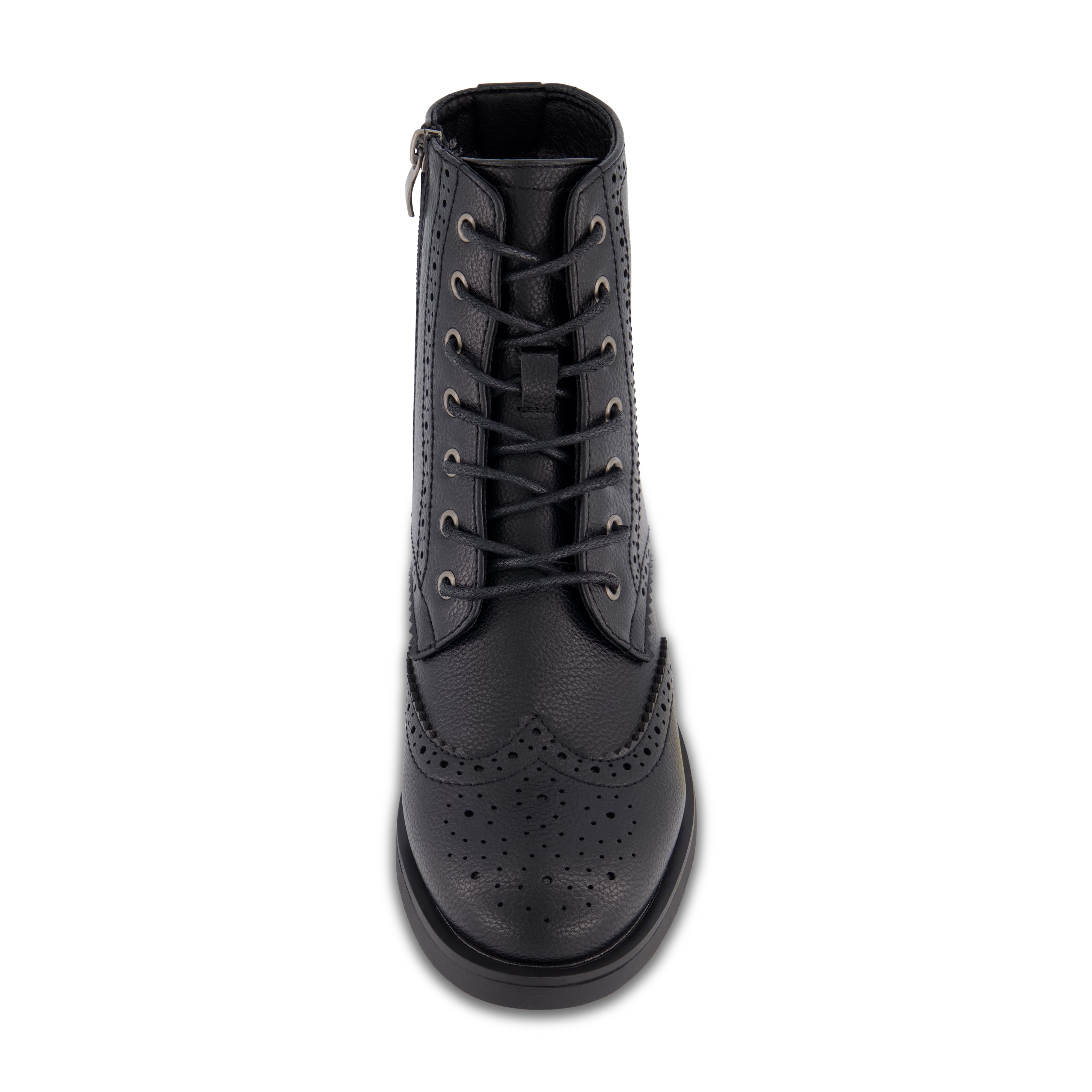 Boyfriend Lace up Boot Black