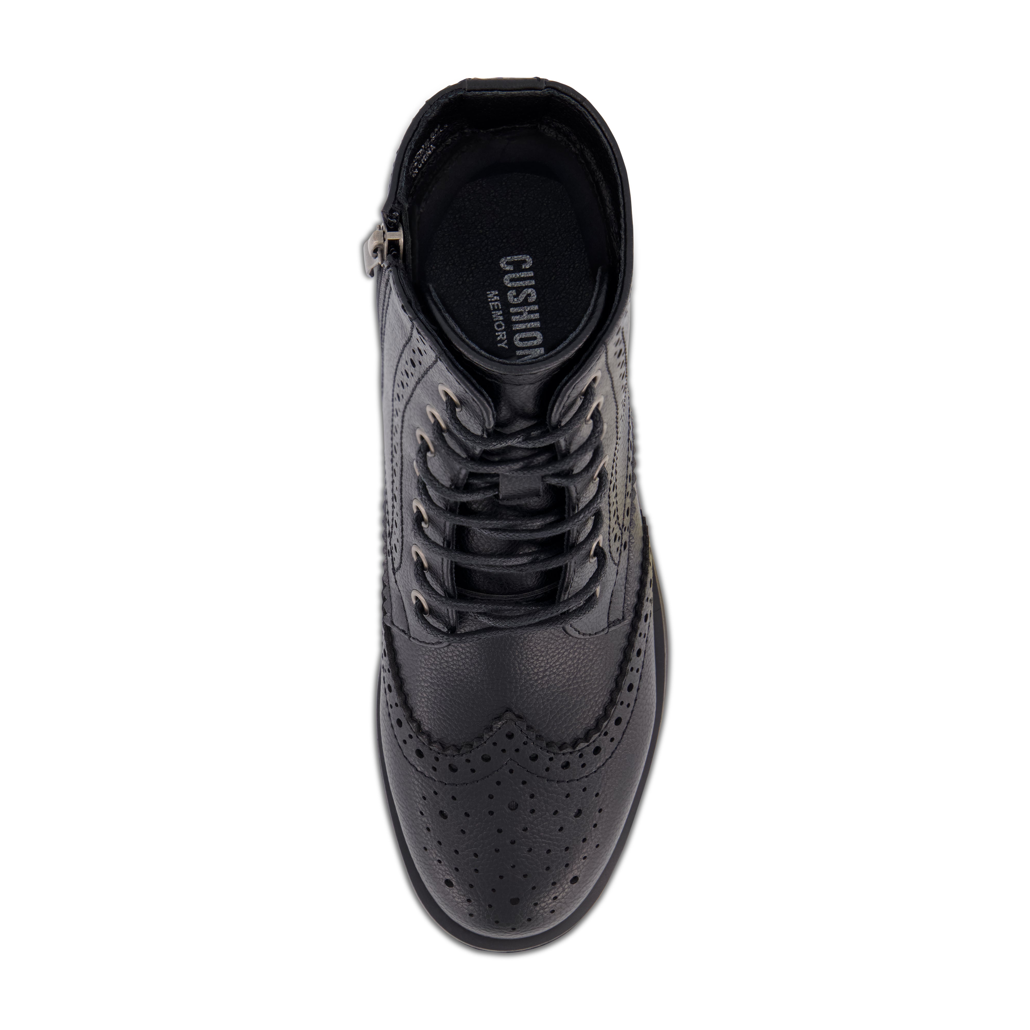 Boyfriend Lace up Boot Black