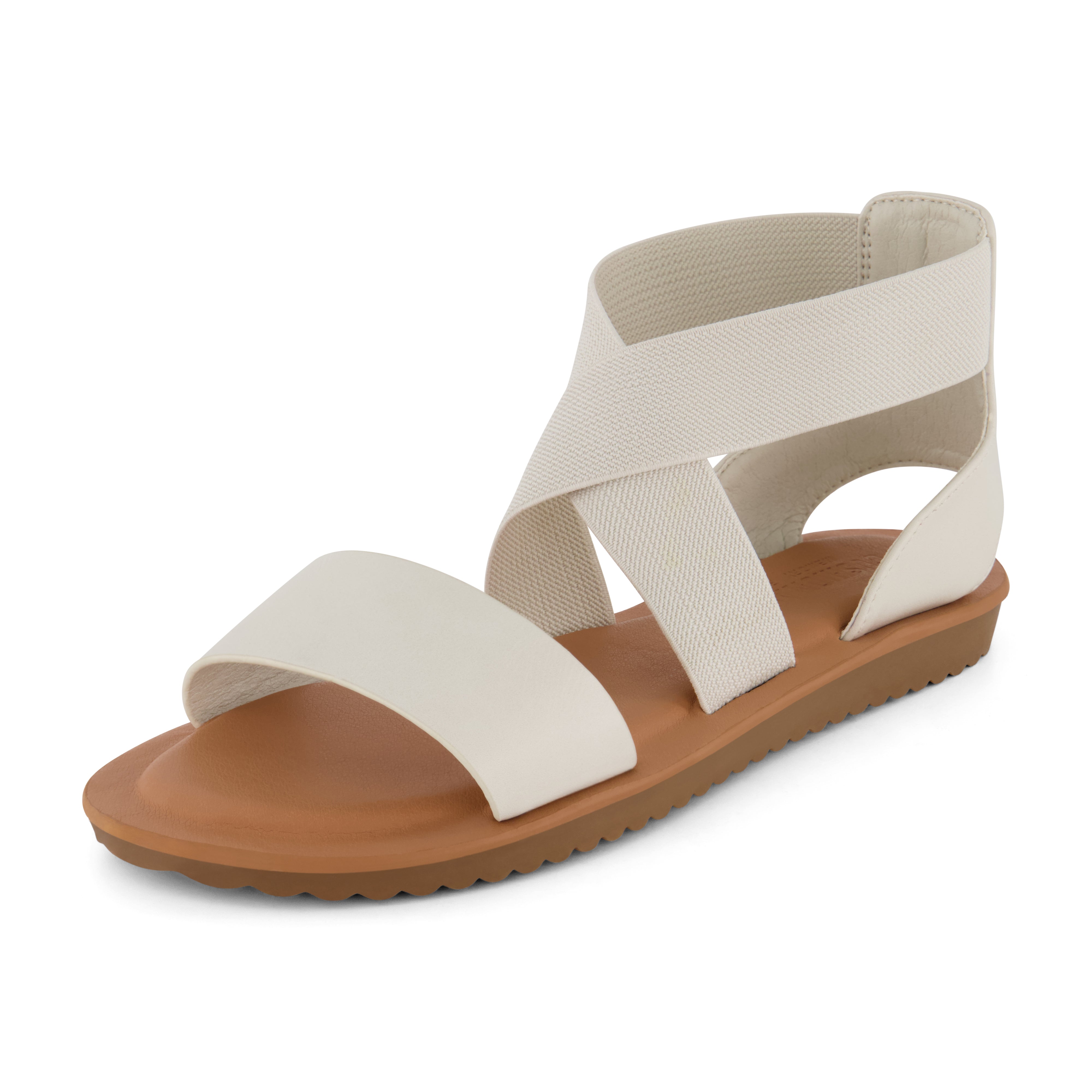 Chancy Stretch Sandal Eggshell