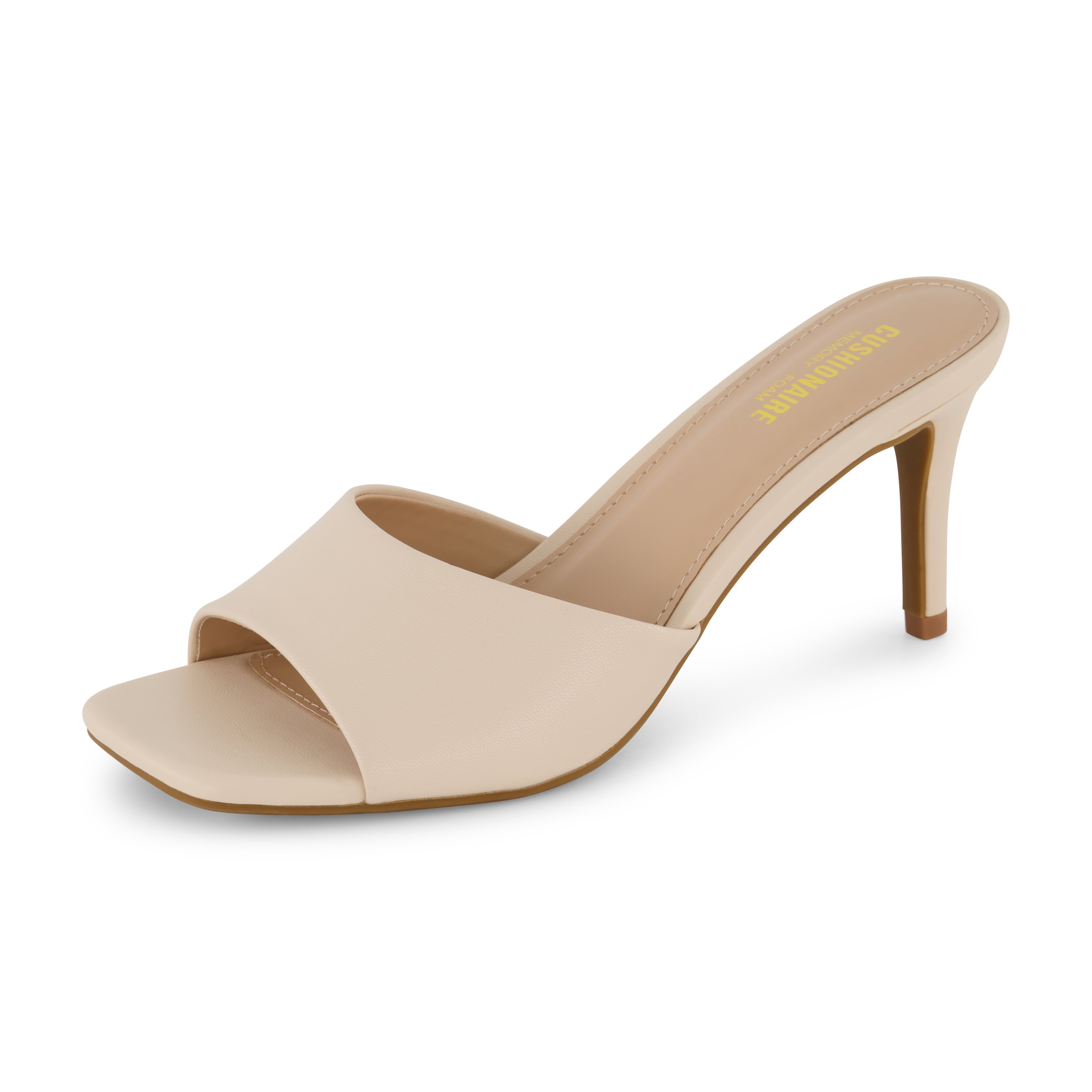 Evie Kitten Heels Ivory