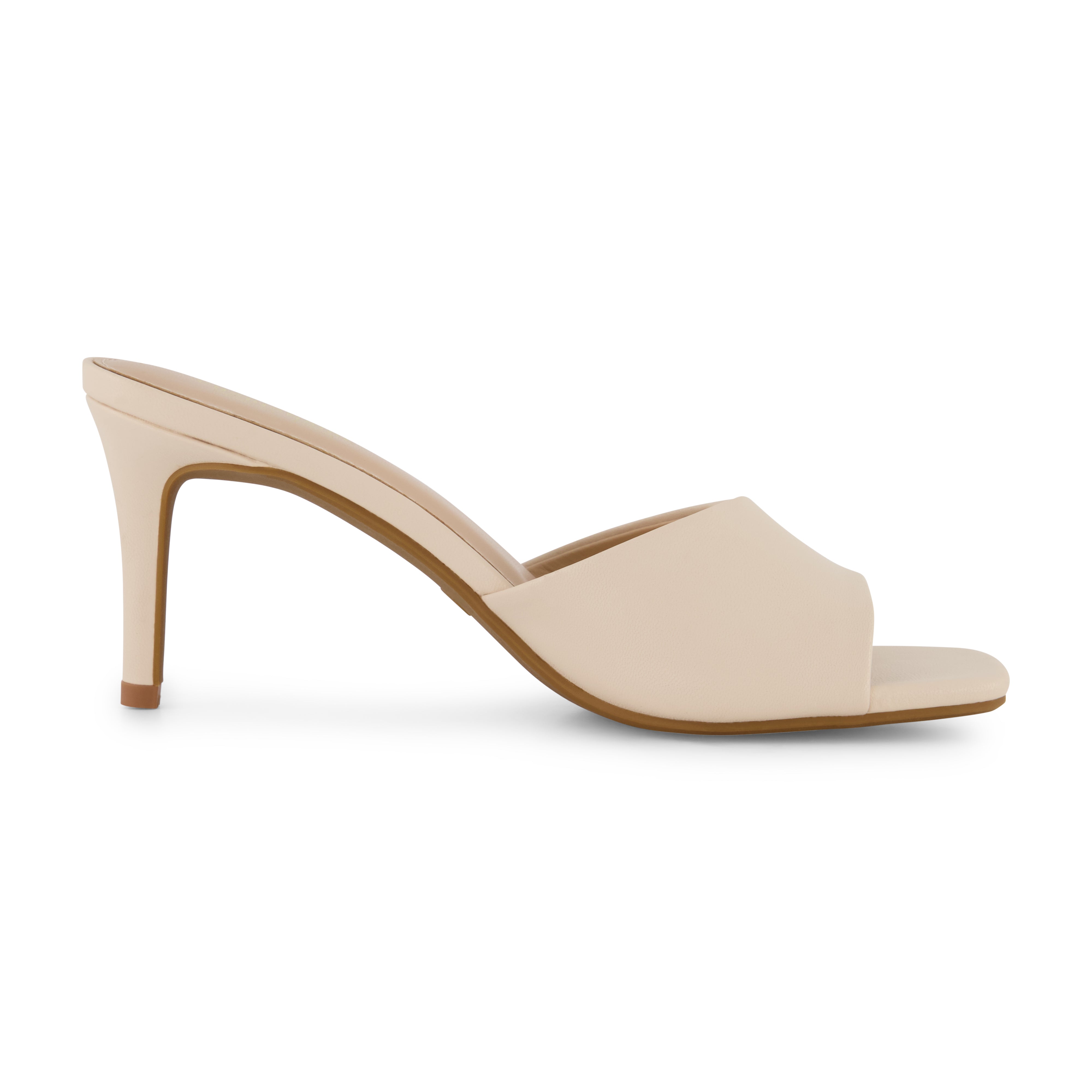 Evie Kitten Heels Ivory