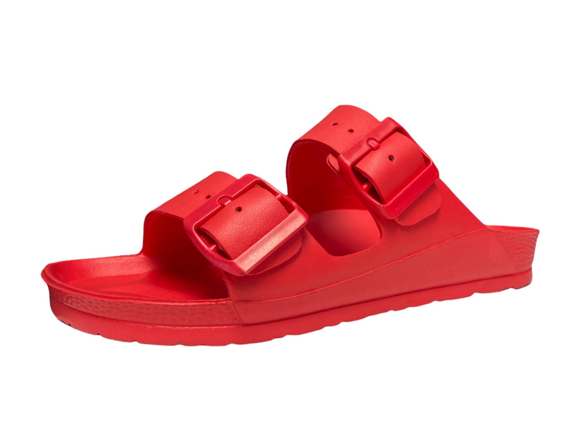 Emily Molded Footbed Sandal Red
