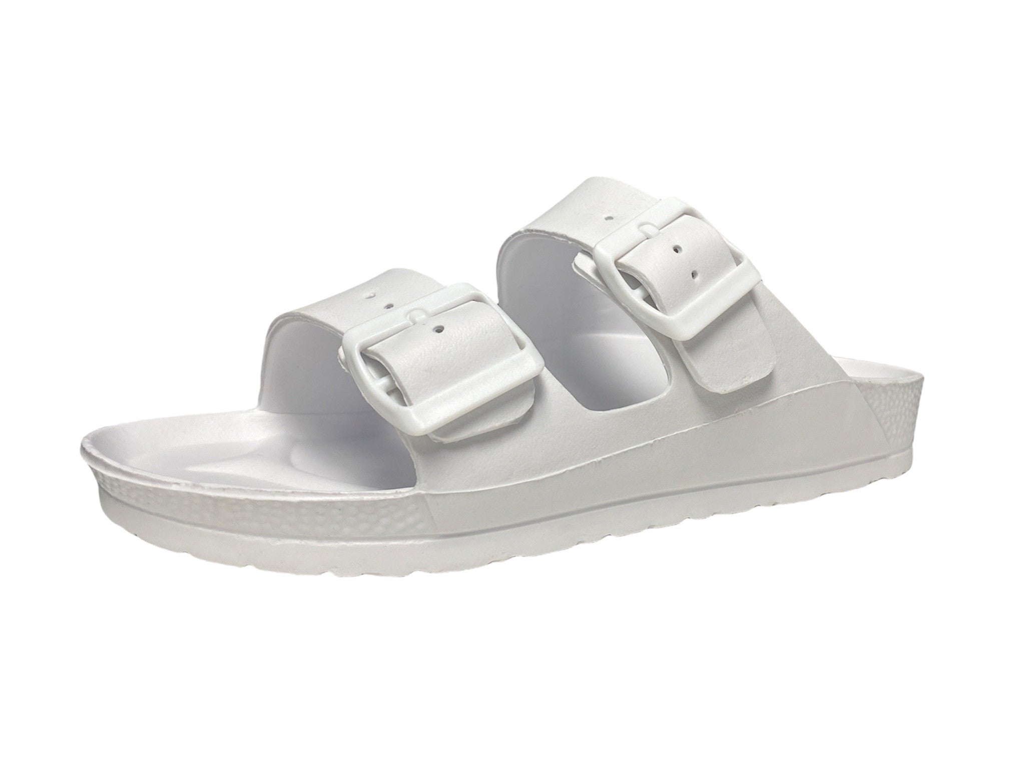 Emily Molded Footbed Sandal White