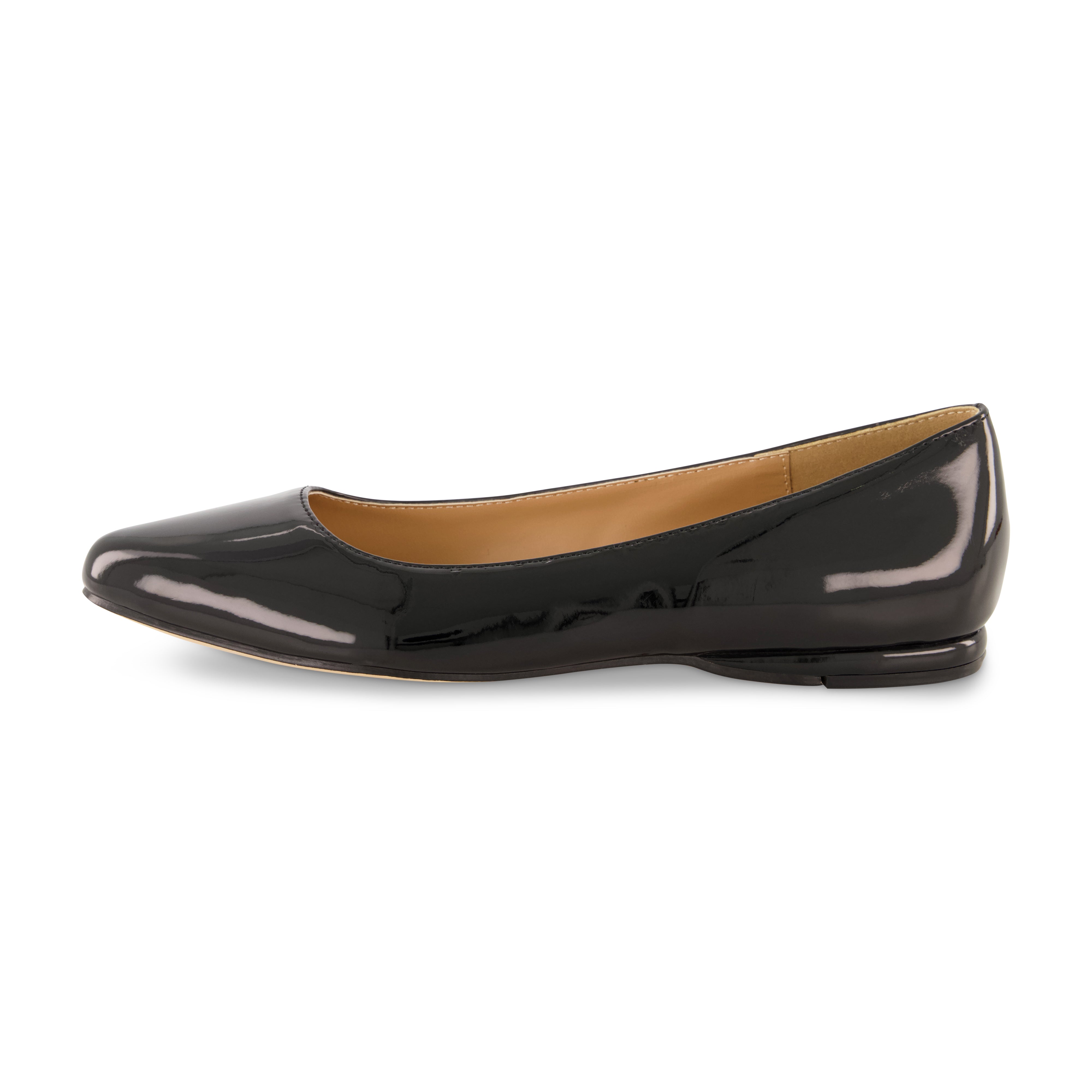 Francie Ballet Flat Black Patent