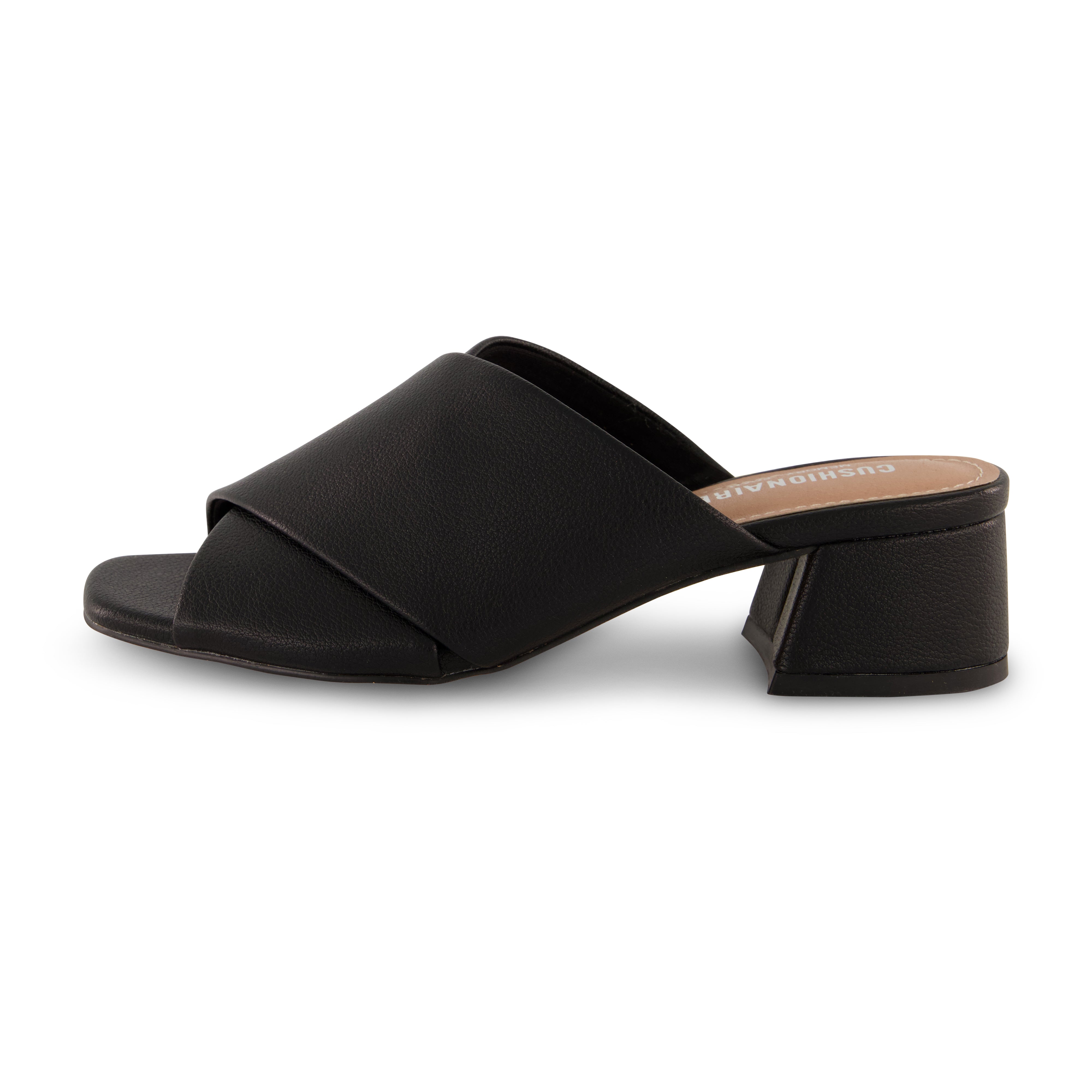Garland Cross Band Dress Sandal Black