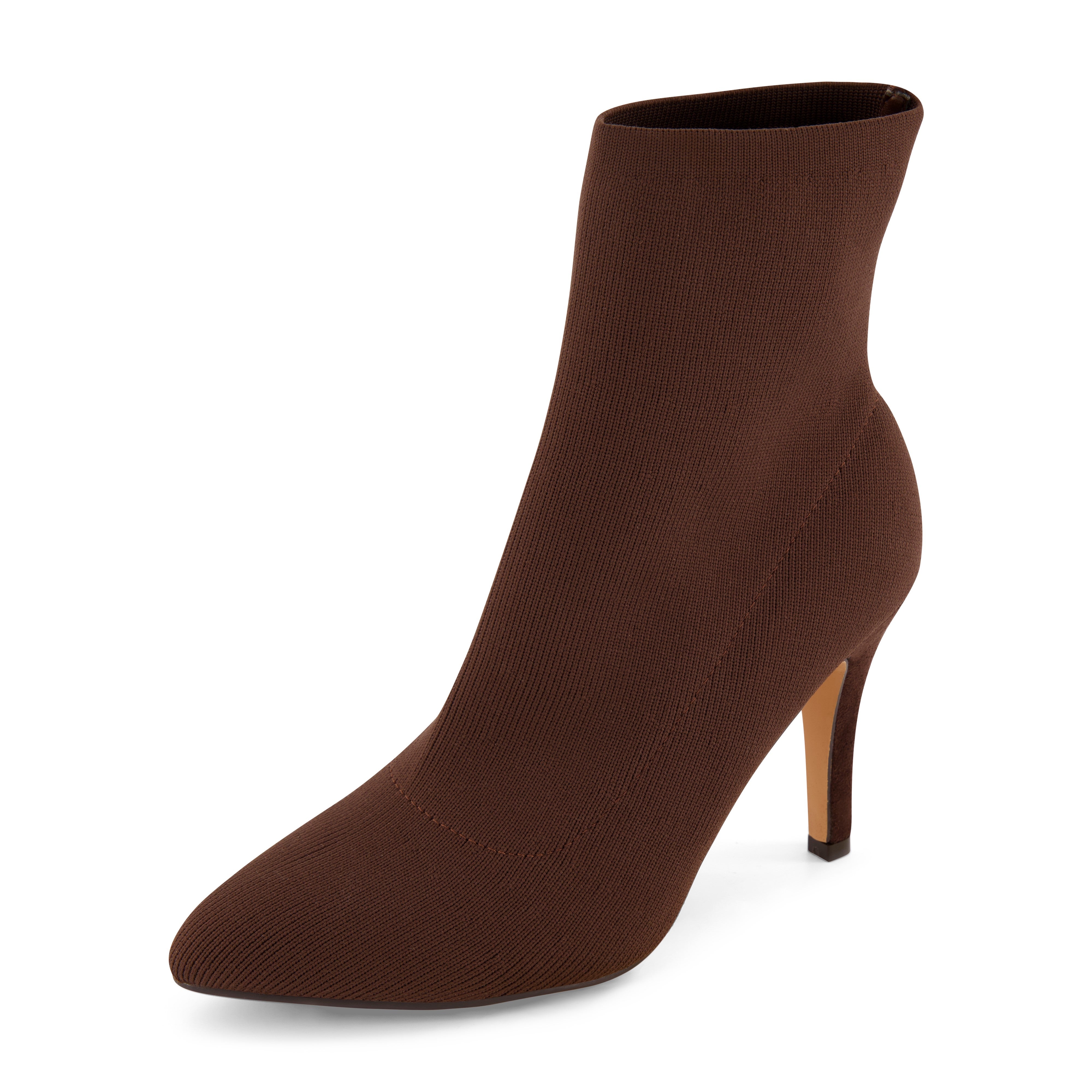 Gipsee Knit Dress Bootie Chocolate