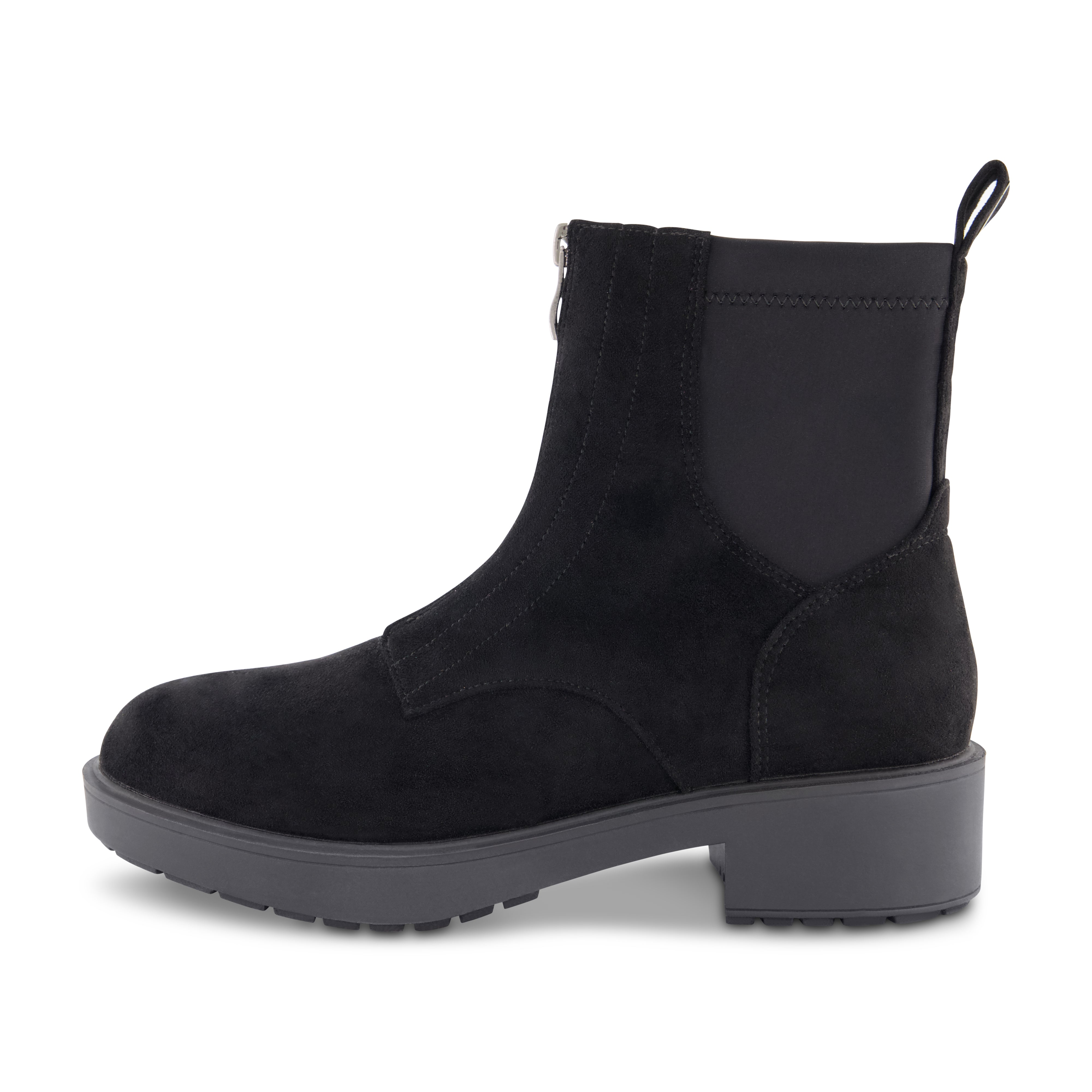 Hackett Front Zip Stretch Boot Black