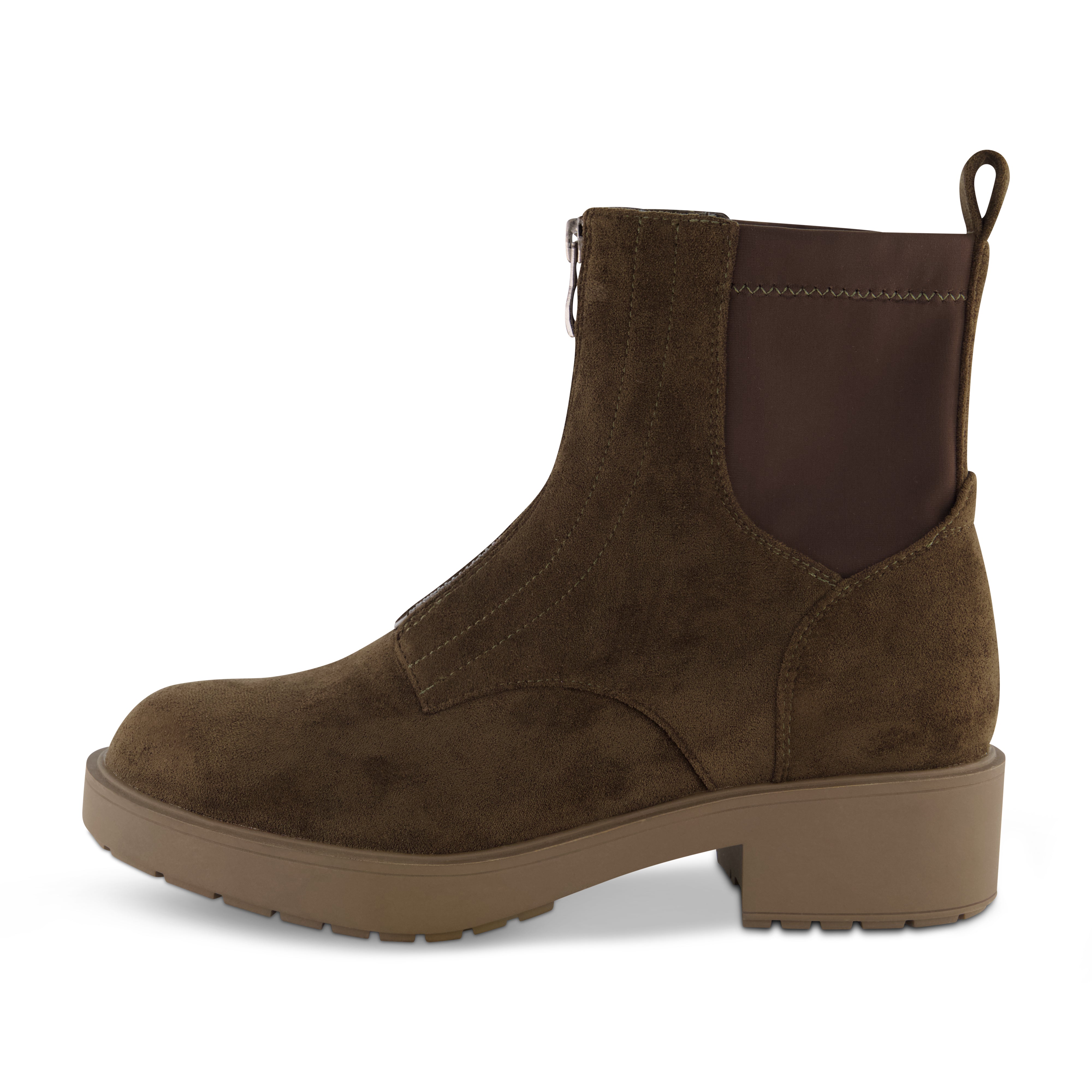 Hackett Front Zip Stretch Boot Olive