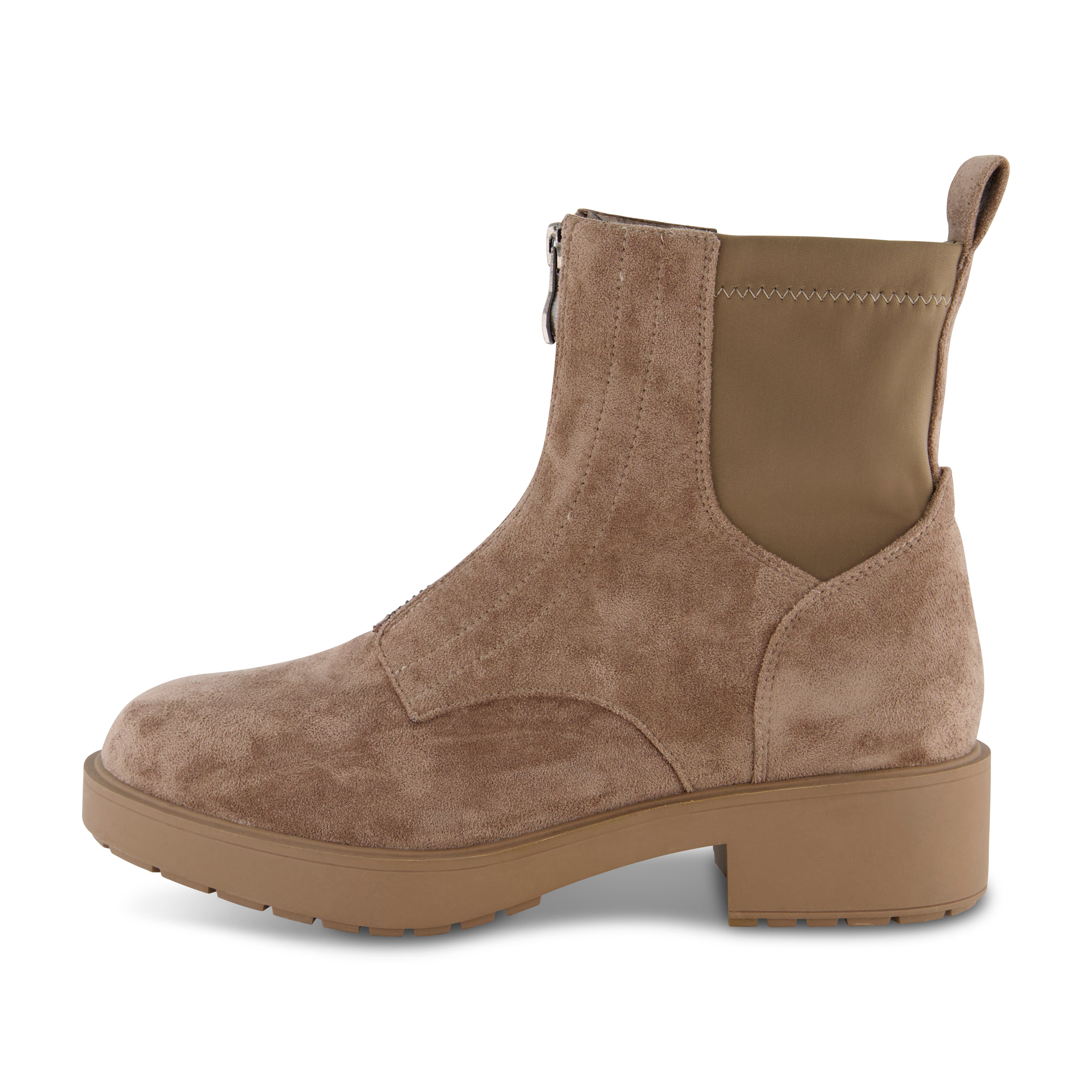 Hackett Front Zip Stretch Boot Taupe