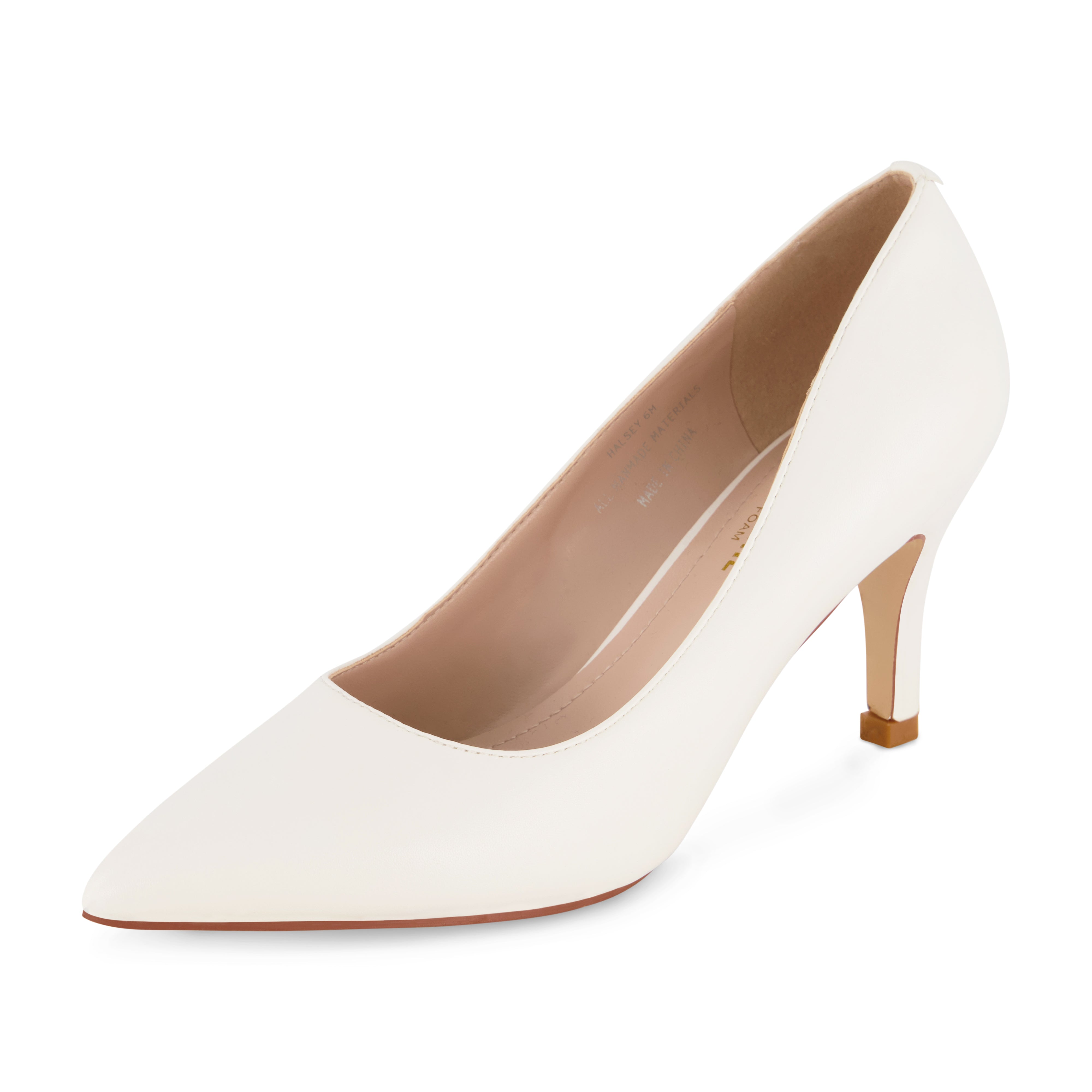 Halsey Dress Pump White