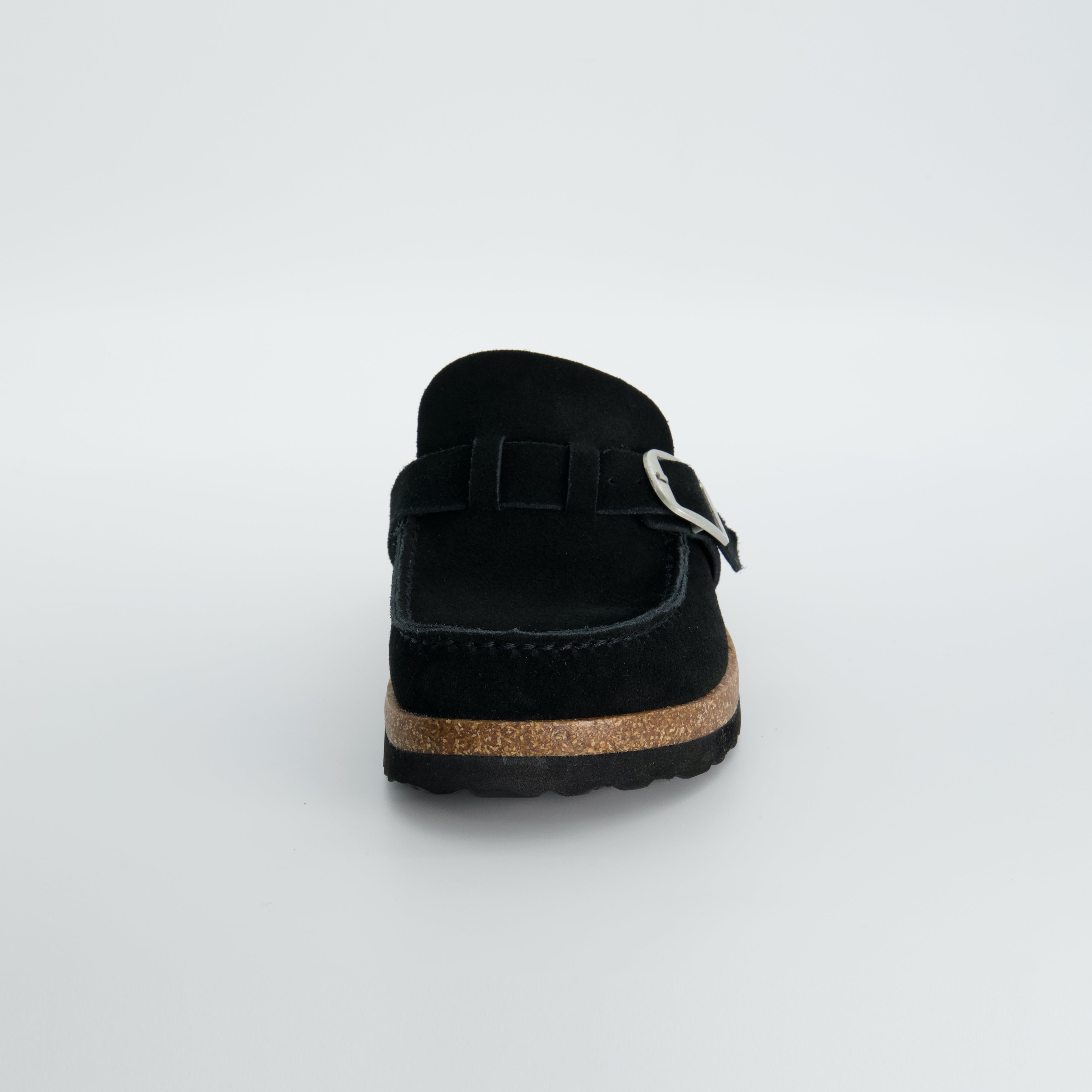 Hobby Suede Clogs Black