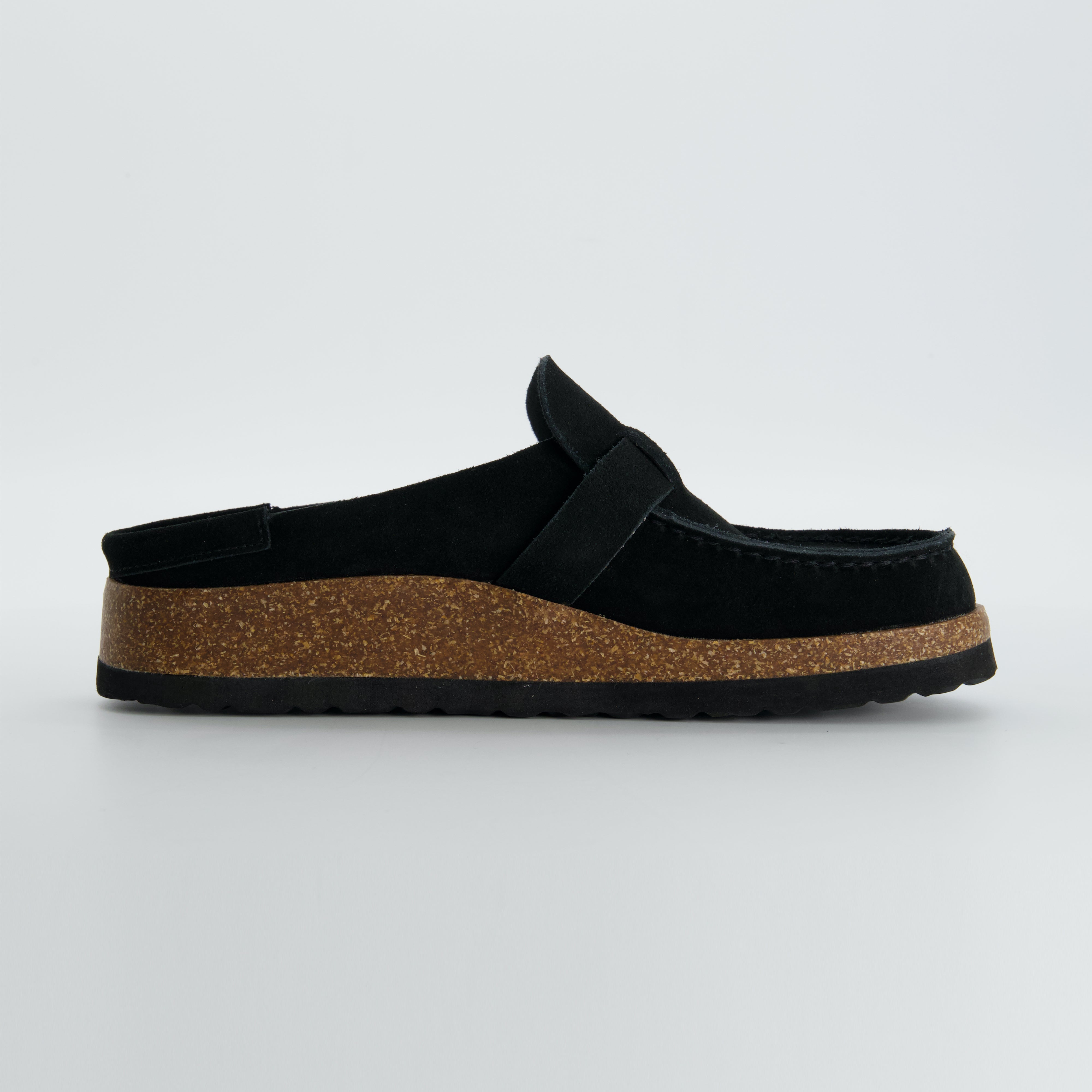 Hobby Suede Clogs Black