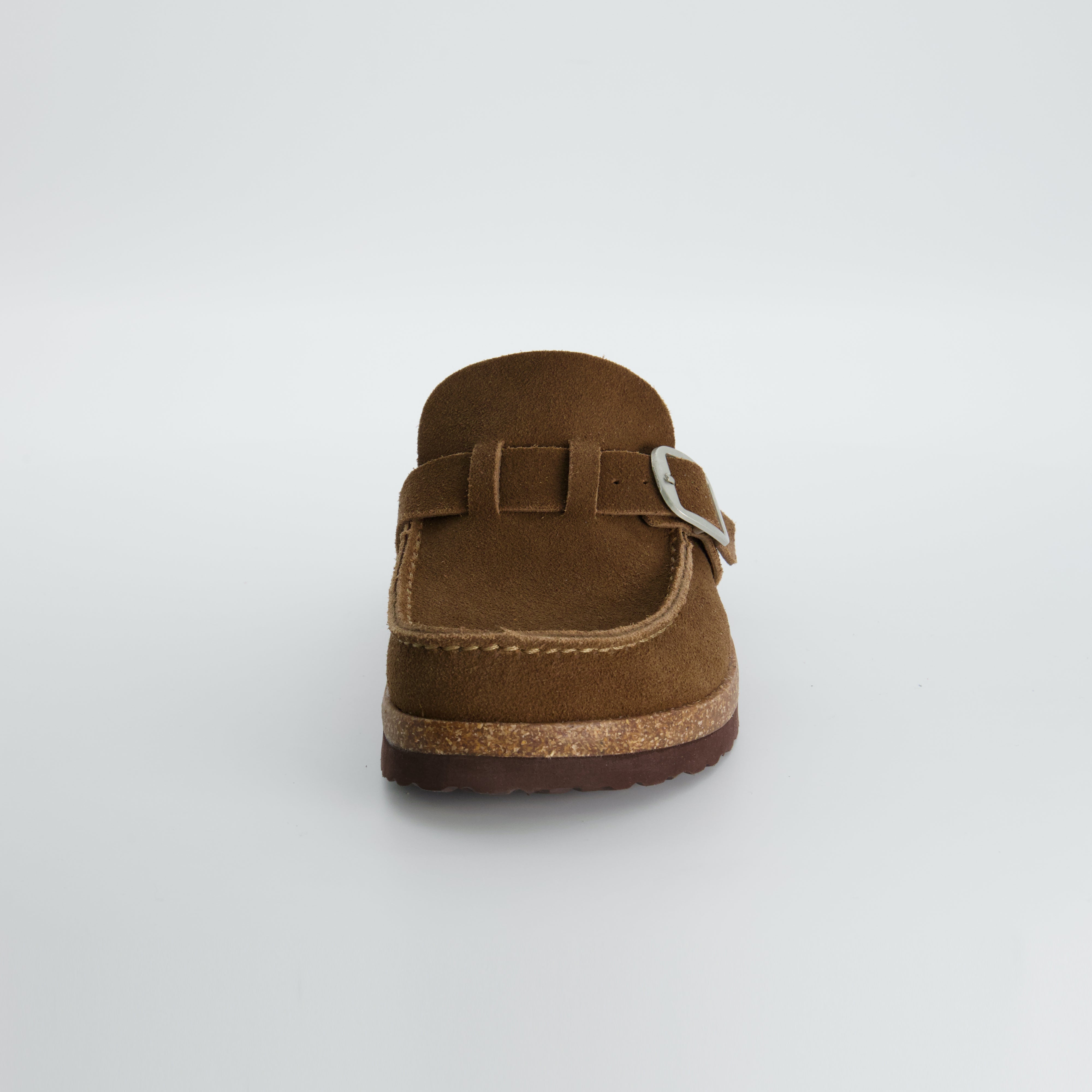 Hobby Suede Clogs Brown