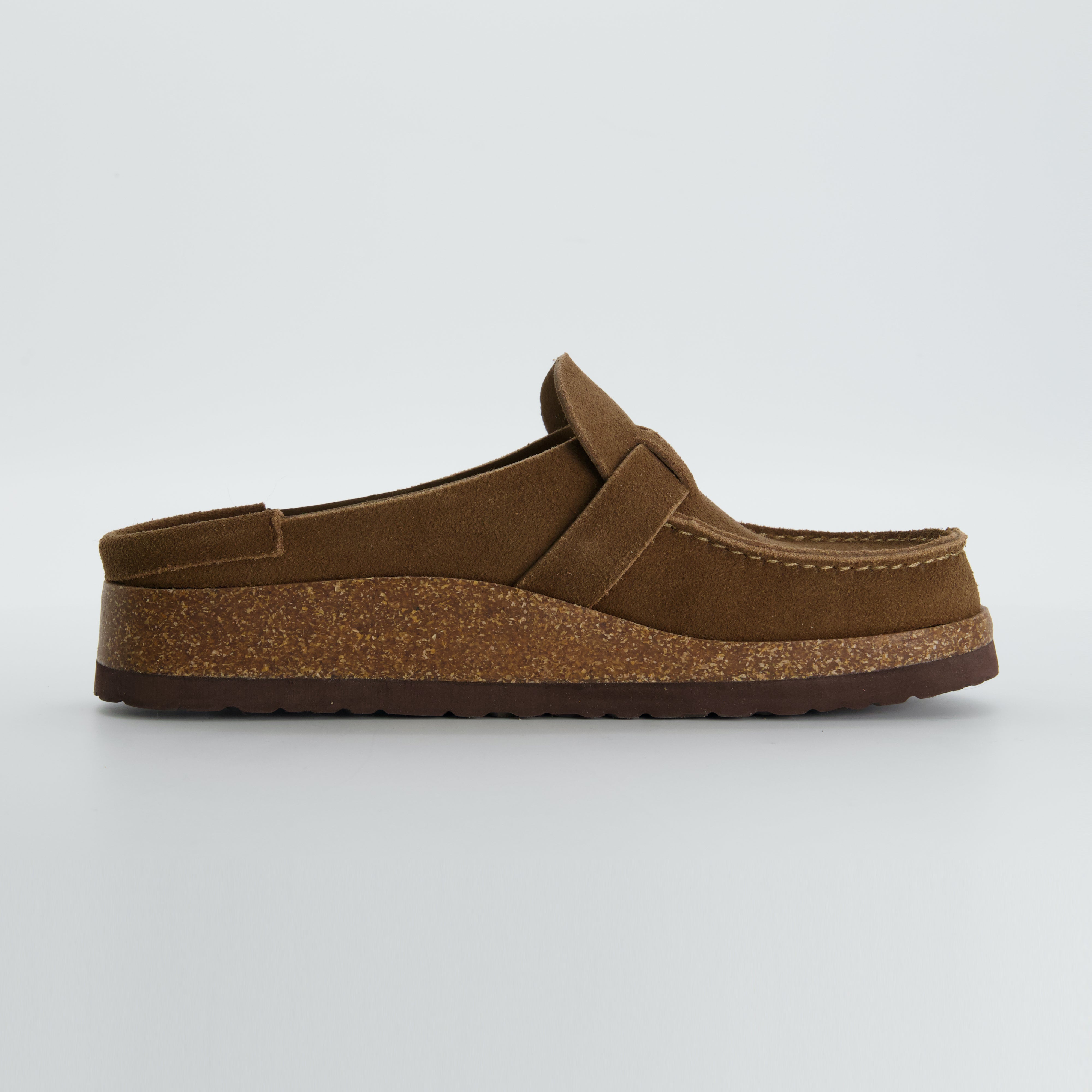 Hobby Suede Clogs Brown