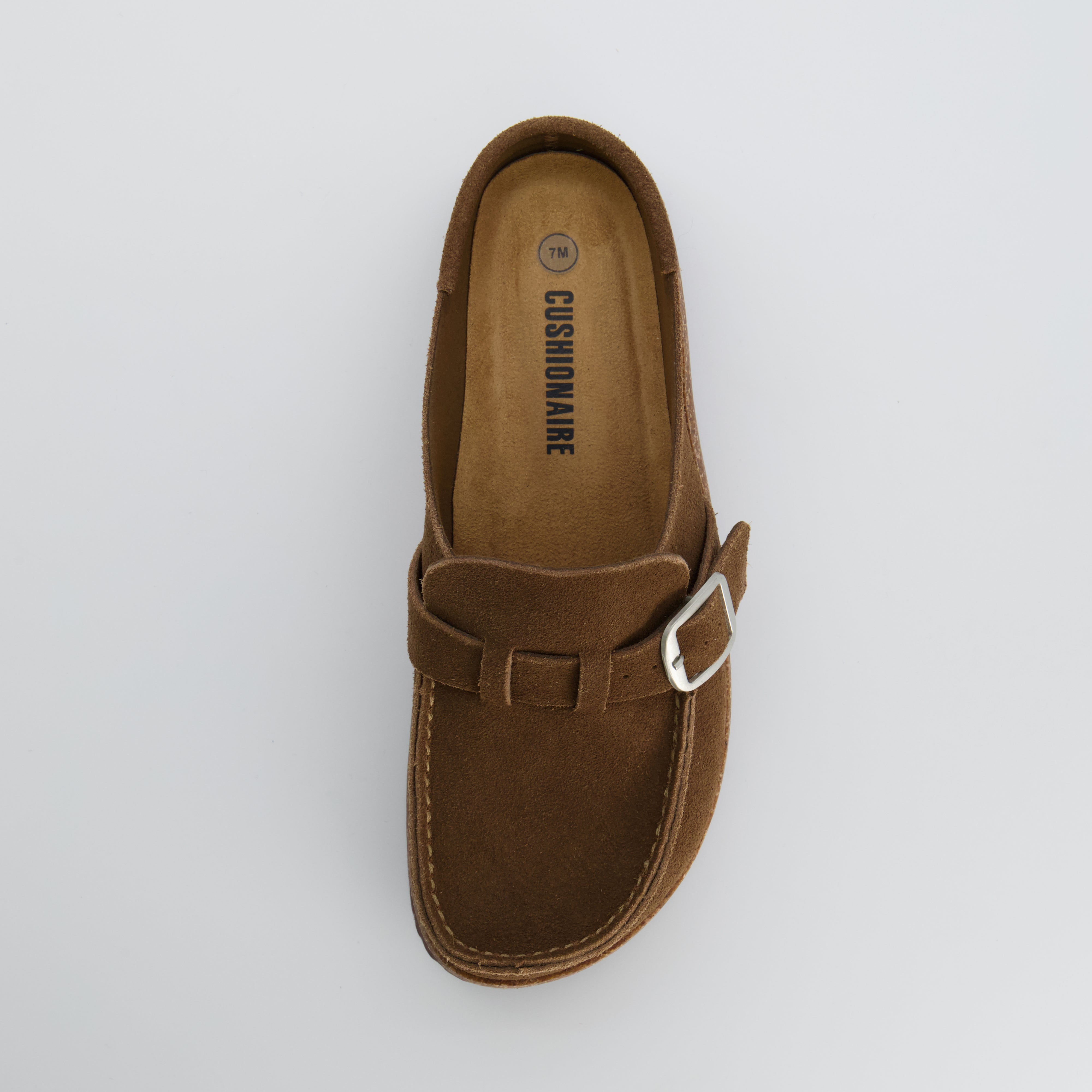 Hobby Suede Clogs Brown