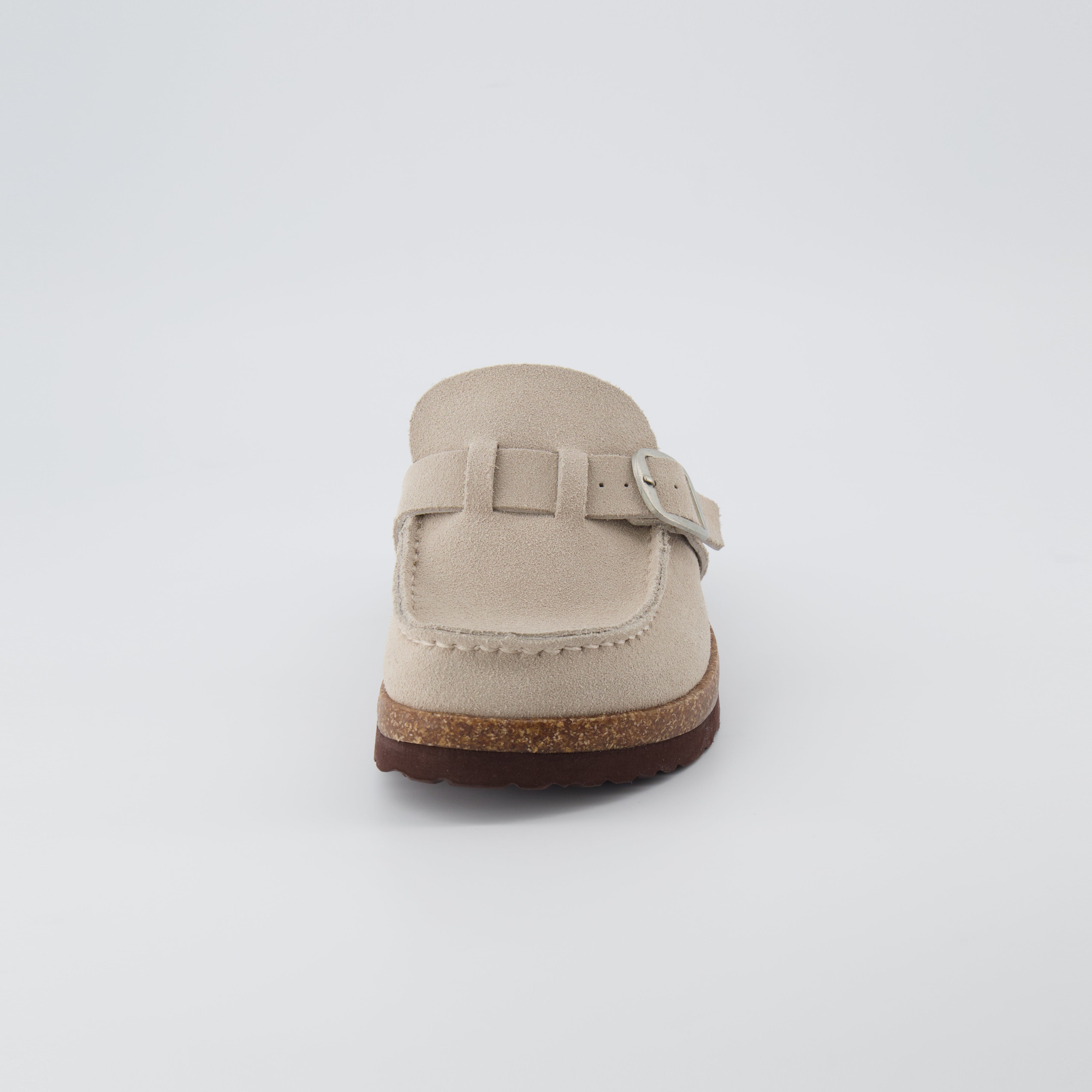 Hobby Suede Clogs Stone