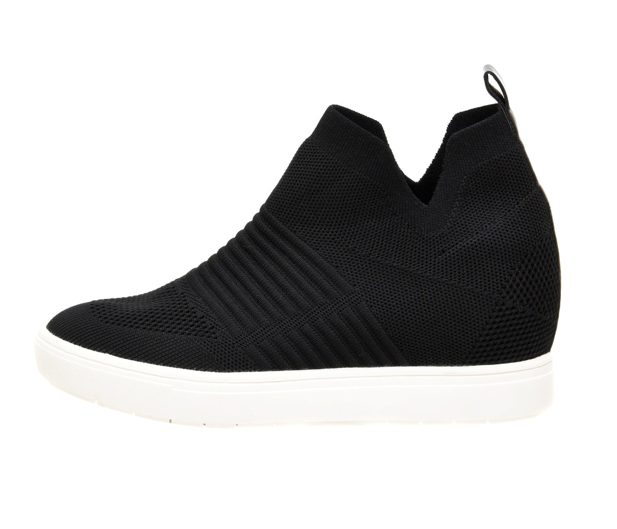 Hoyt Knit Wedge Sneaker Black