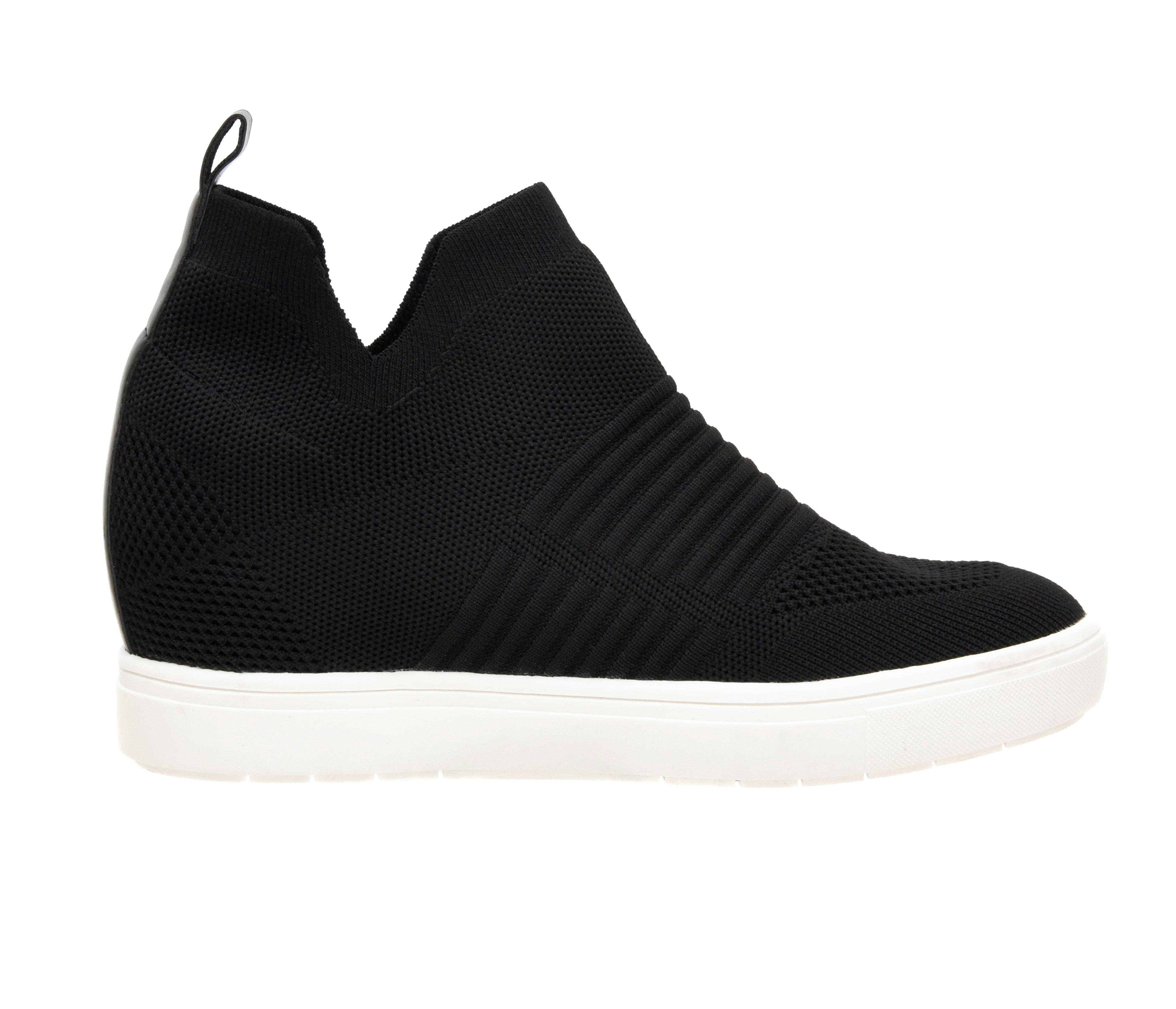 Hoyt Knit Wedge Sneaker Black