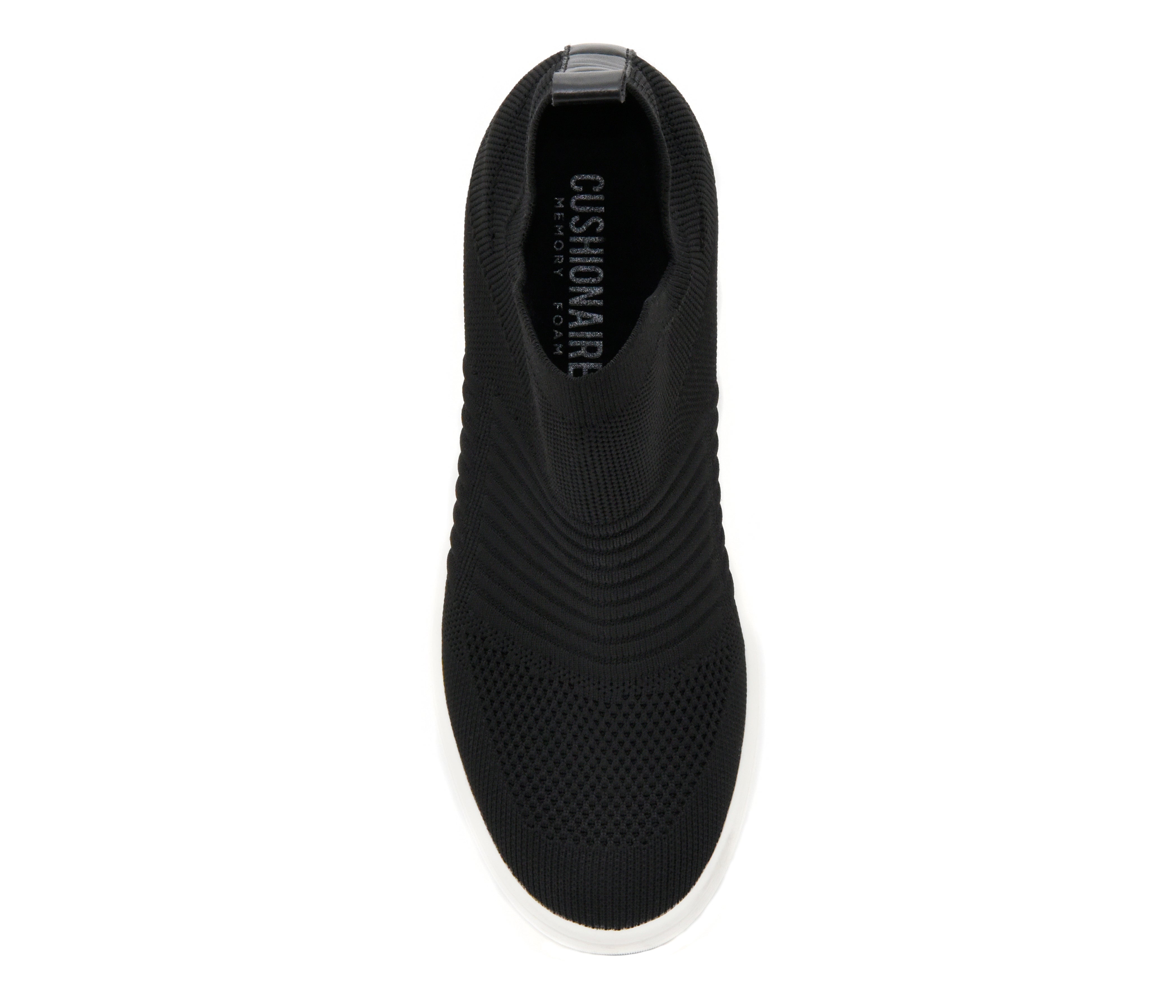 Hoyt Knit Wedge Sneaker Black
