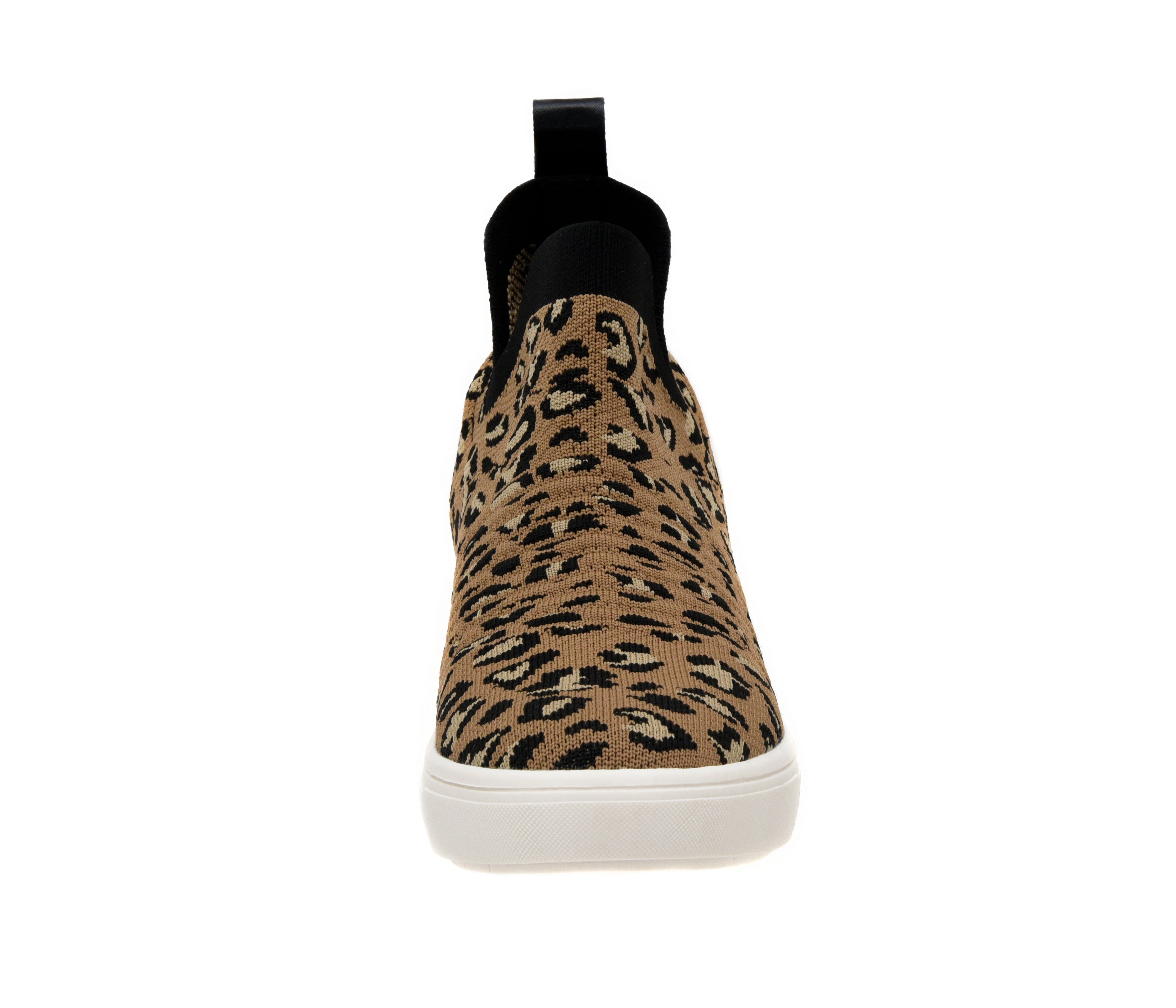 Hoyt Knit Wedge Sneaker Leopard