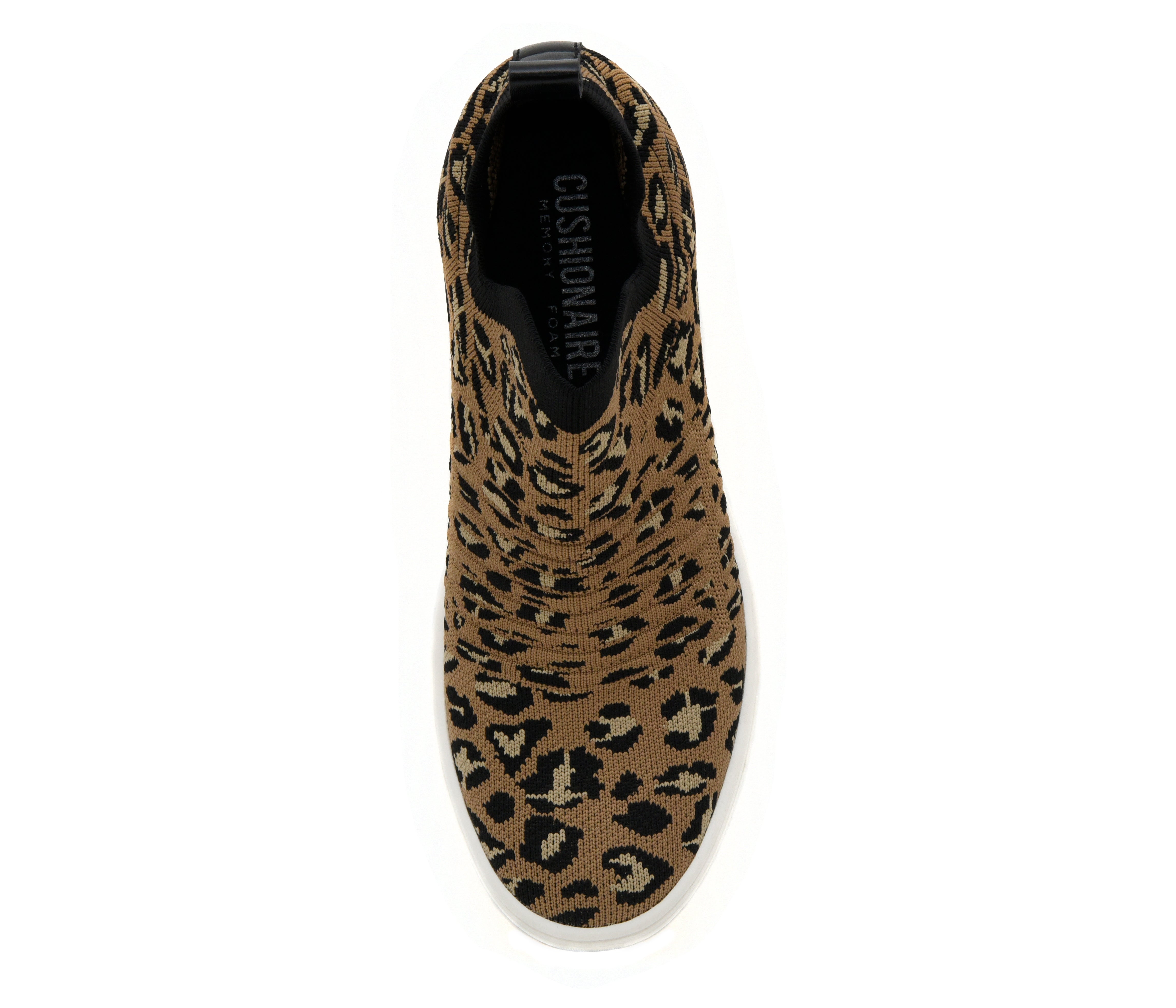 Hoyt Knit Wedge Sneaker Leopard