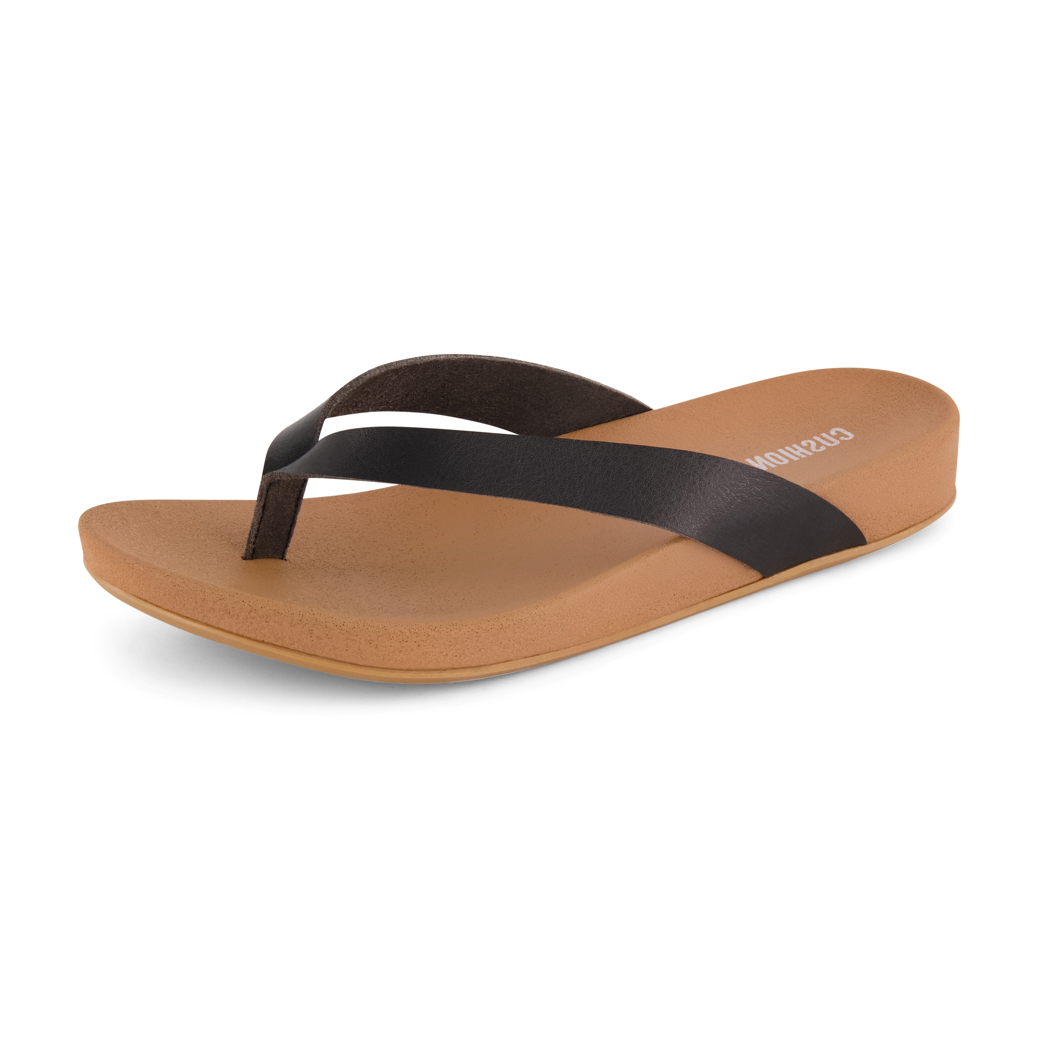 Jacey Footbed Thong Sandal Black
