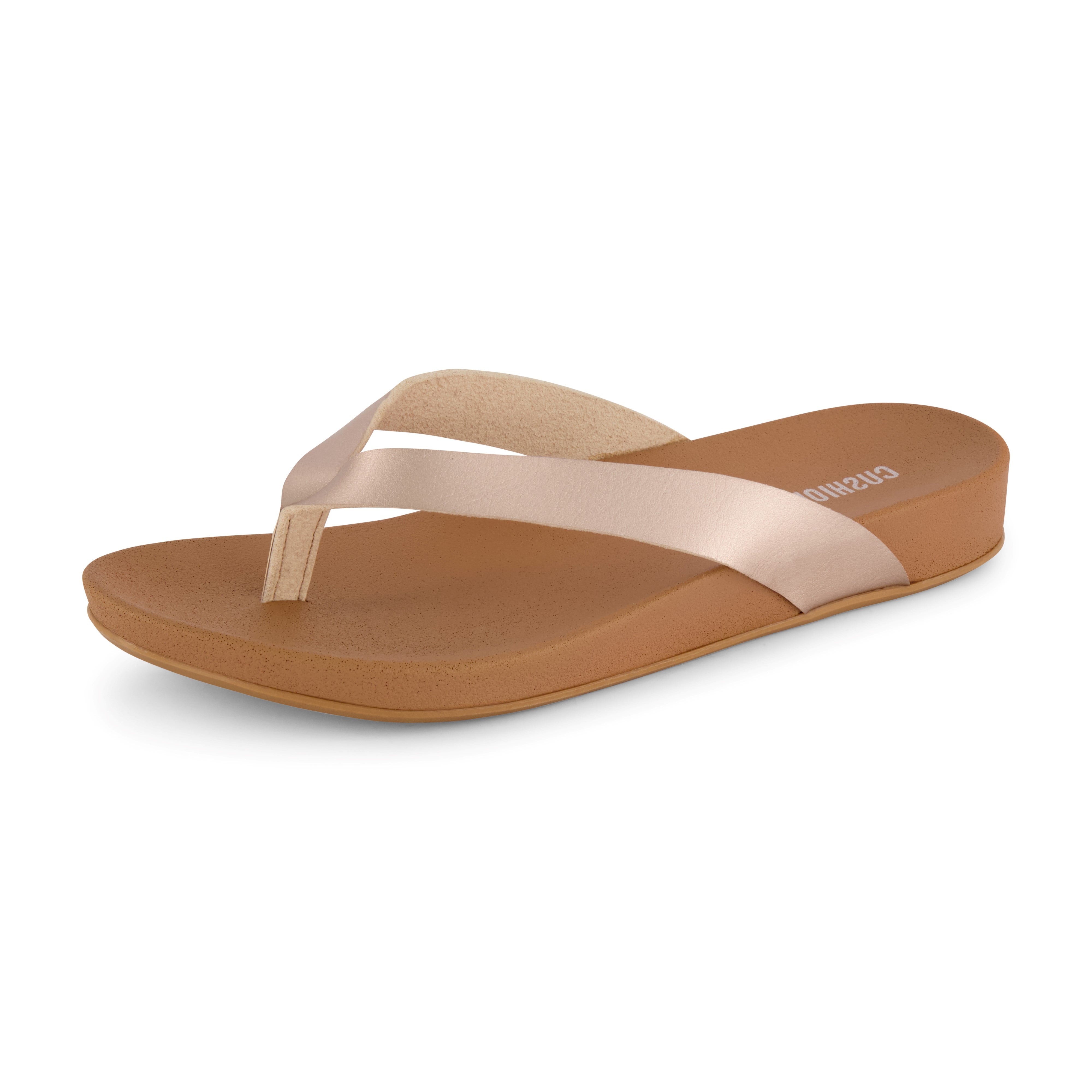 Jacey Footbed Thong Sandal Champagne