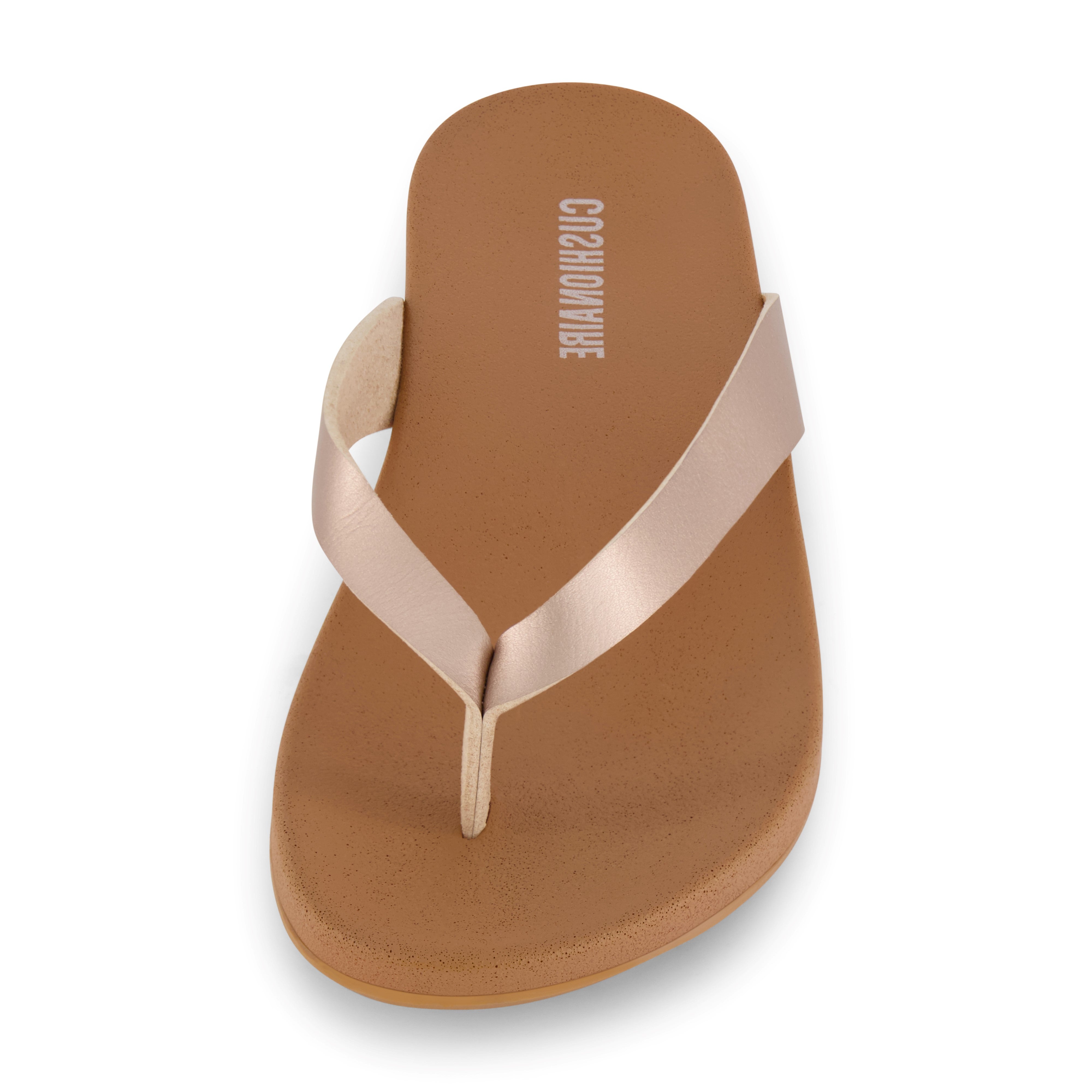 Jacey Footbed Thong Sandal Champagne