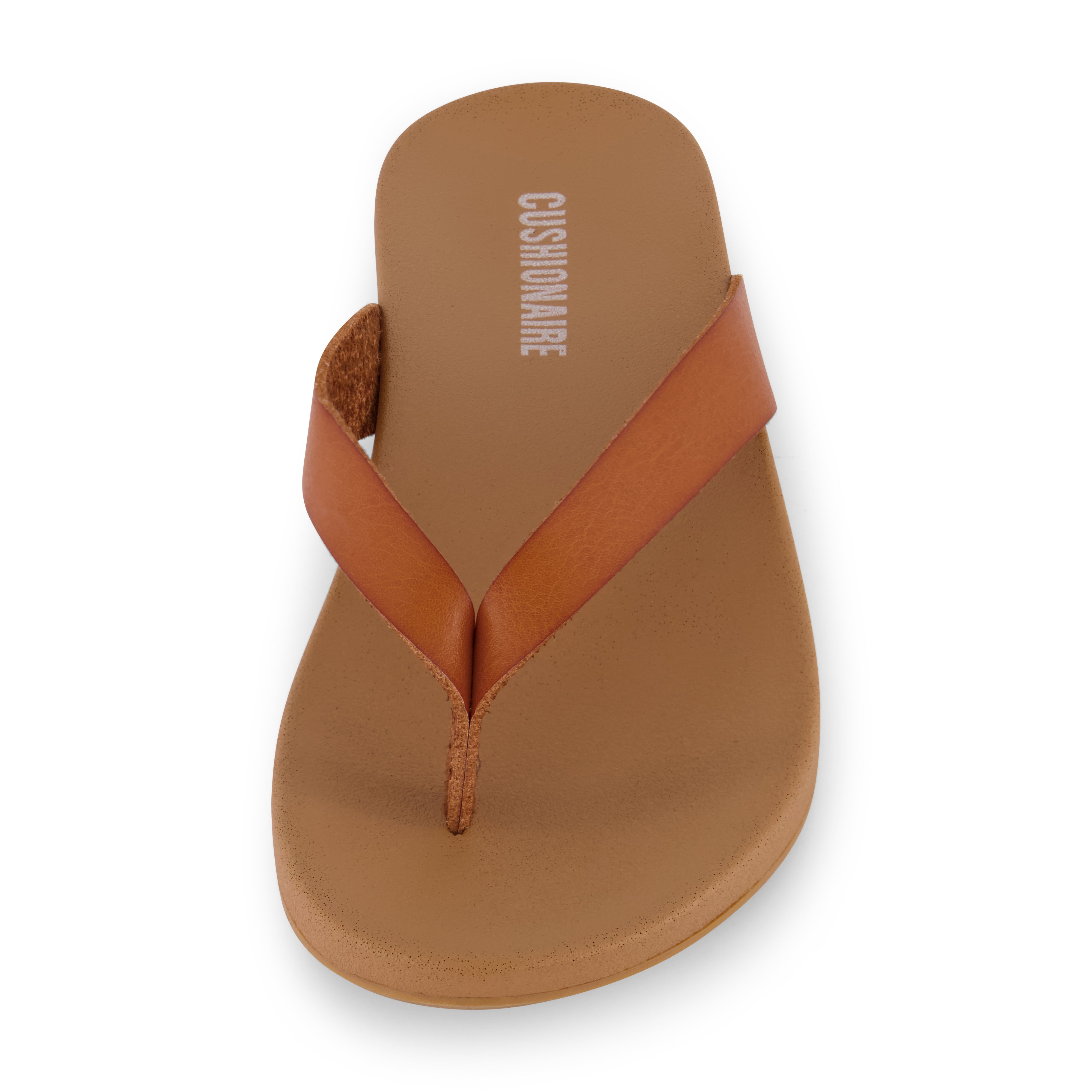 Jacey Footbed Thong Sandal Tan