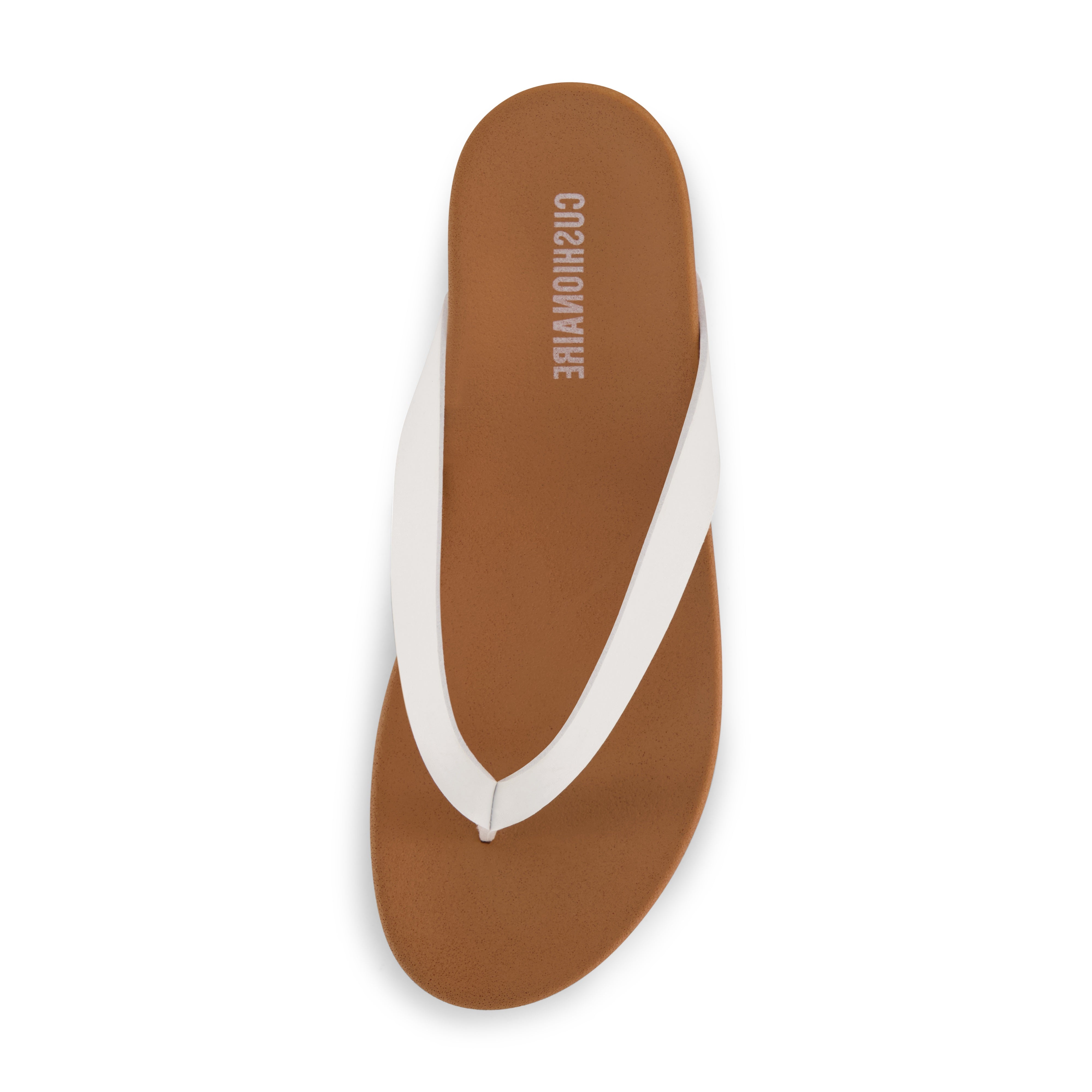 Jacey Footbed Thong Sandal White